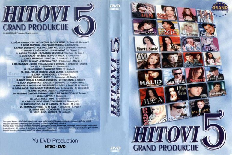 Click to view full size image -  DVD Cover - G - grand_hitovi_5_dvd - grand_hitovi_5_dvd.jpg
