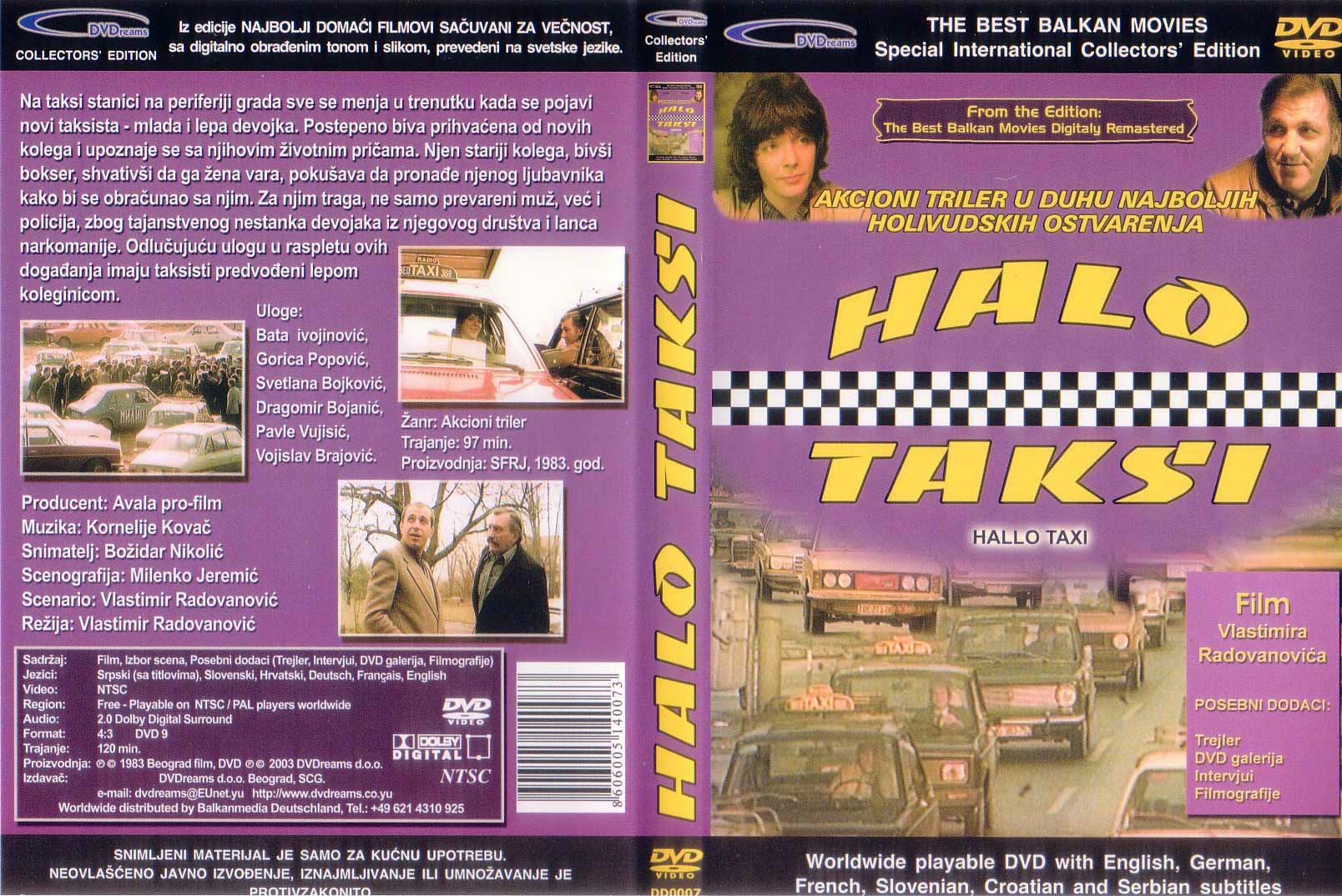Click to view full size image -  DVD Cover - H - halo_taksi_-_prednja_zadnja - halo_taksi_-_prednja_zadnja.jpg