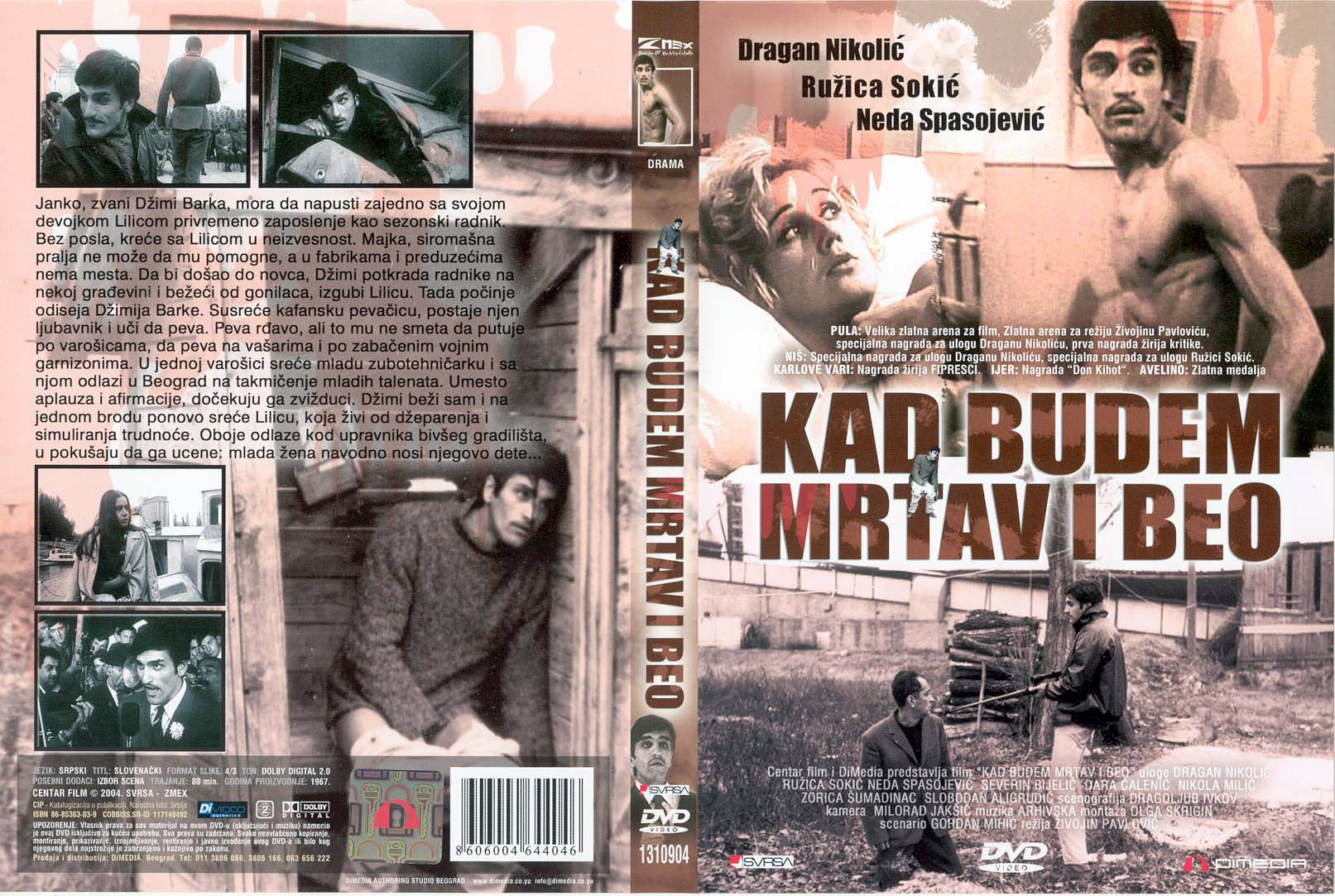 Click to view full size image -  DVD Cover - K - Kad_budem_mrtav_i_beo_-_prednja_zadnja - Kad_budem_mrtav_i_beo_-_prednja_zadnja.jpg
