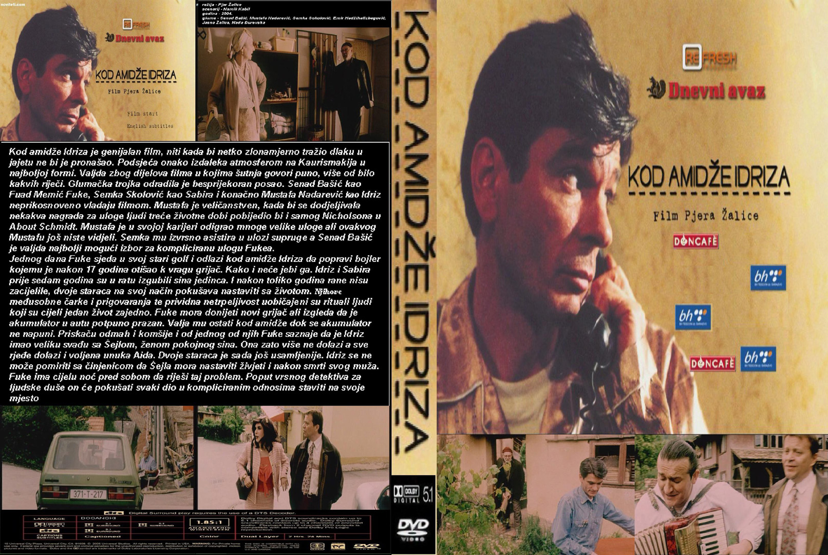 Click to view full size image -  DVD Cover - K - kod_amidze_idriza_dvd - kod_amidze_idriza_dvd.jpg