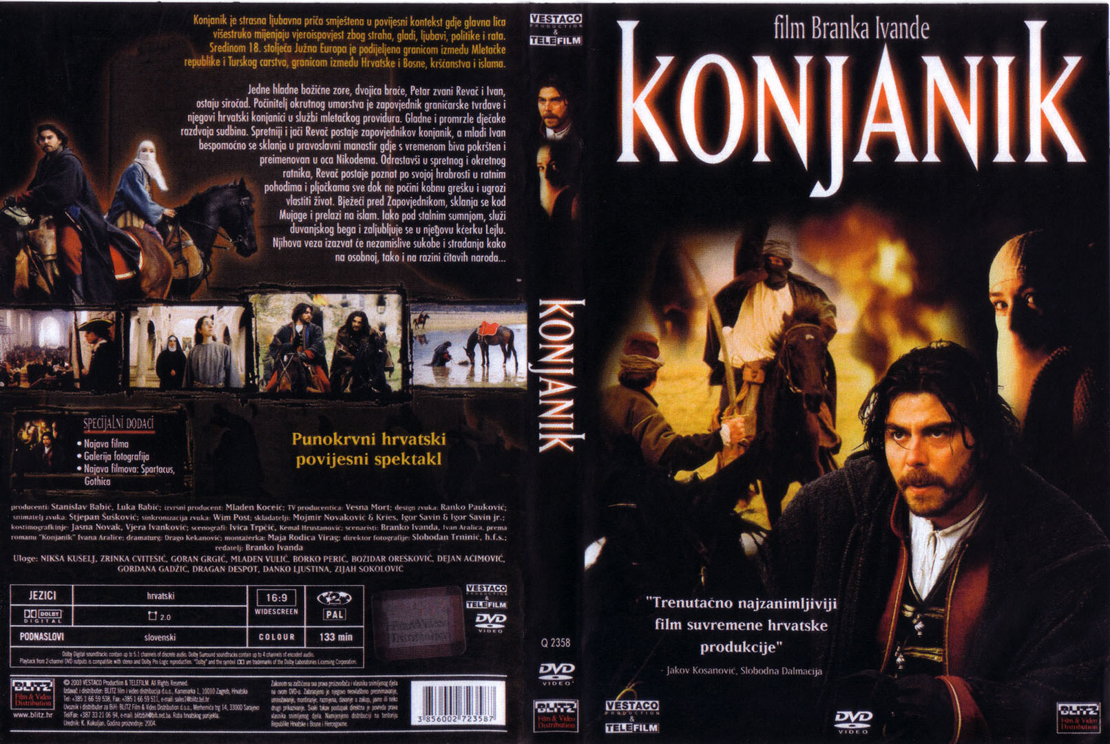 Click to view full size image -  DVD Cover - K - konjanik_dvd - konjanik_dvd.jpg