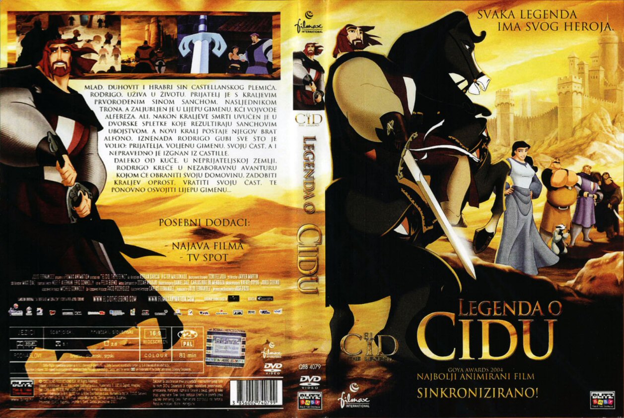 Click to view full size image -  DVD Cover - L - legenda_o_cidu_dvd - legenda_o_cidu_dvd.jpg