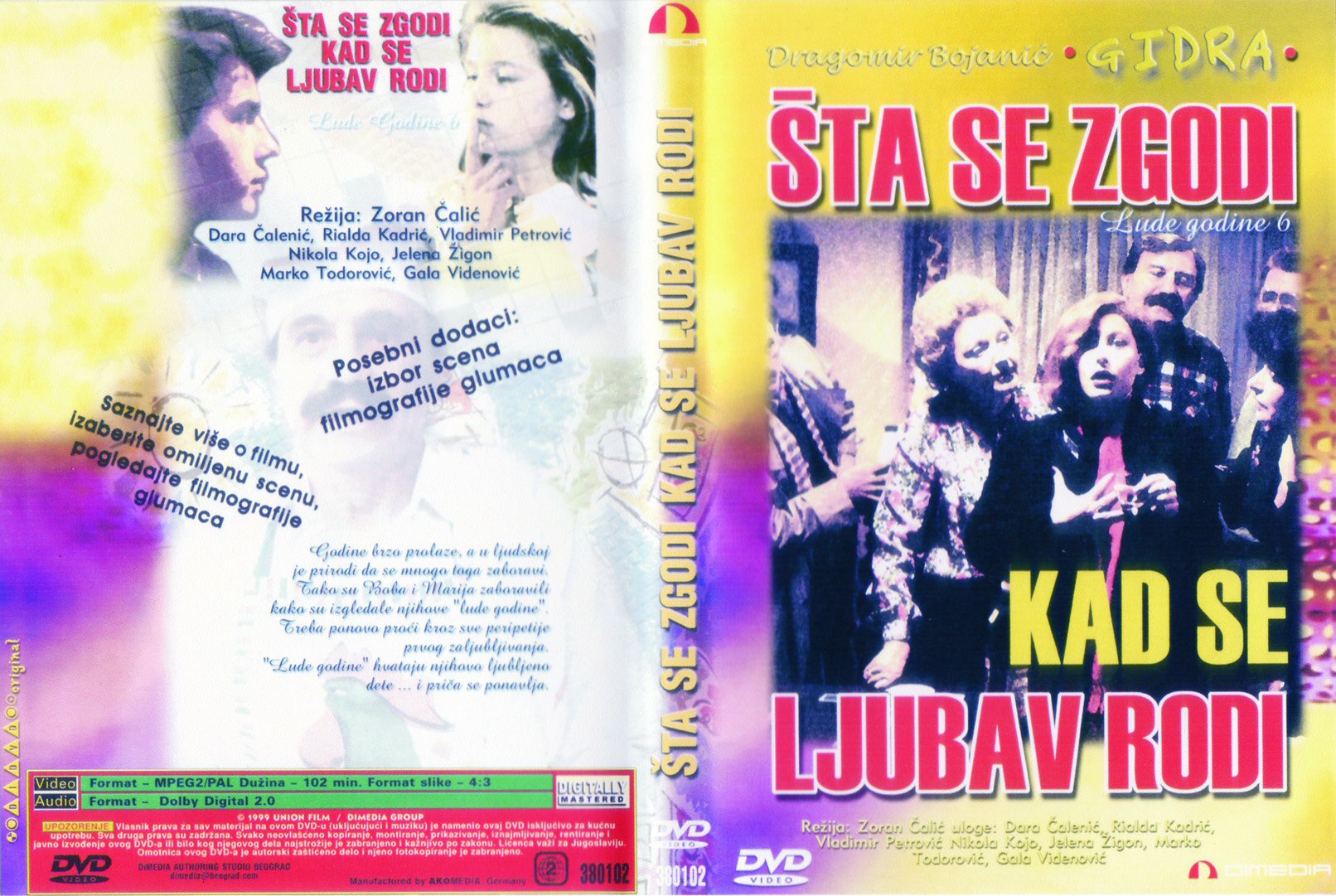 Click to view full size image -  DVD Cover - L - lude_godine_6-1_dvd - lude_godine_6-1_dvd.jpg