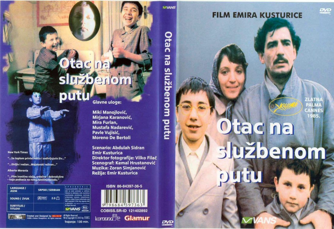Click to view full size image -  DVD Cover - O - Otac_na_sluzbenom_putu_-_prednja_za - Otac_na_sluzbenom_putu_-_prednja_za.jpg