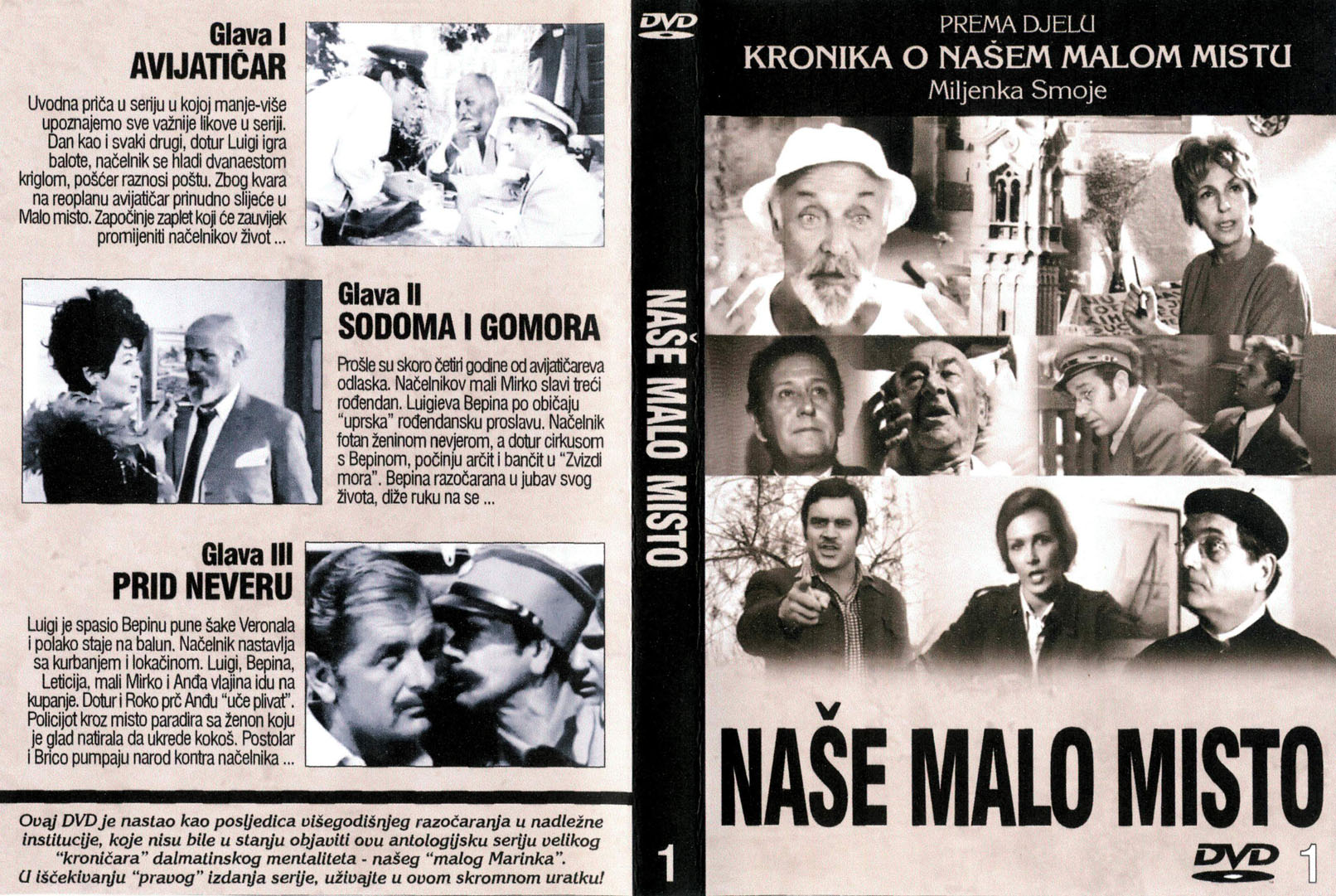 Click to view full size image -  DVD Cover - N - nase_malo_misto_1_dvd - nase_malo_misto_1_dvd.jpg