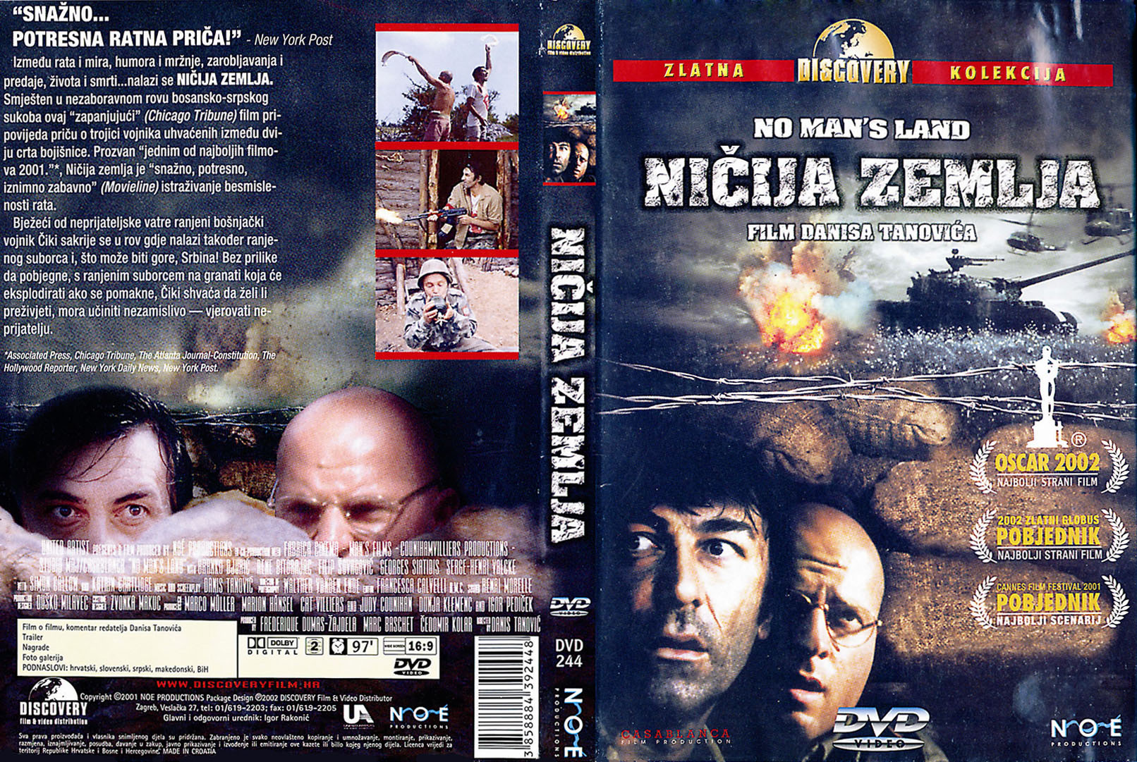 Click to view full size image -  DVD Cover - N - no_mans_land_cro_dvd - no_mans_land_cro_dvd.jpg