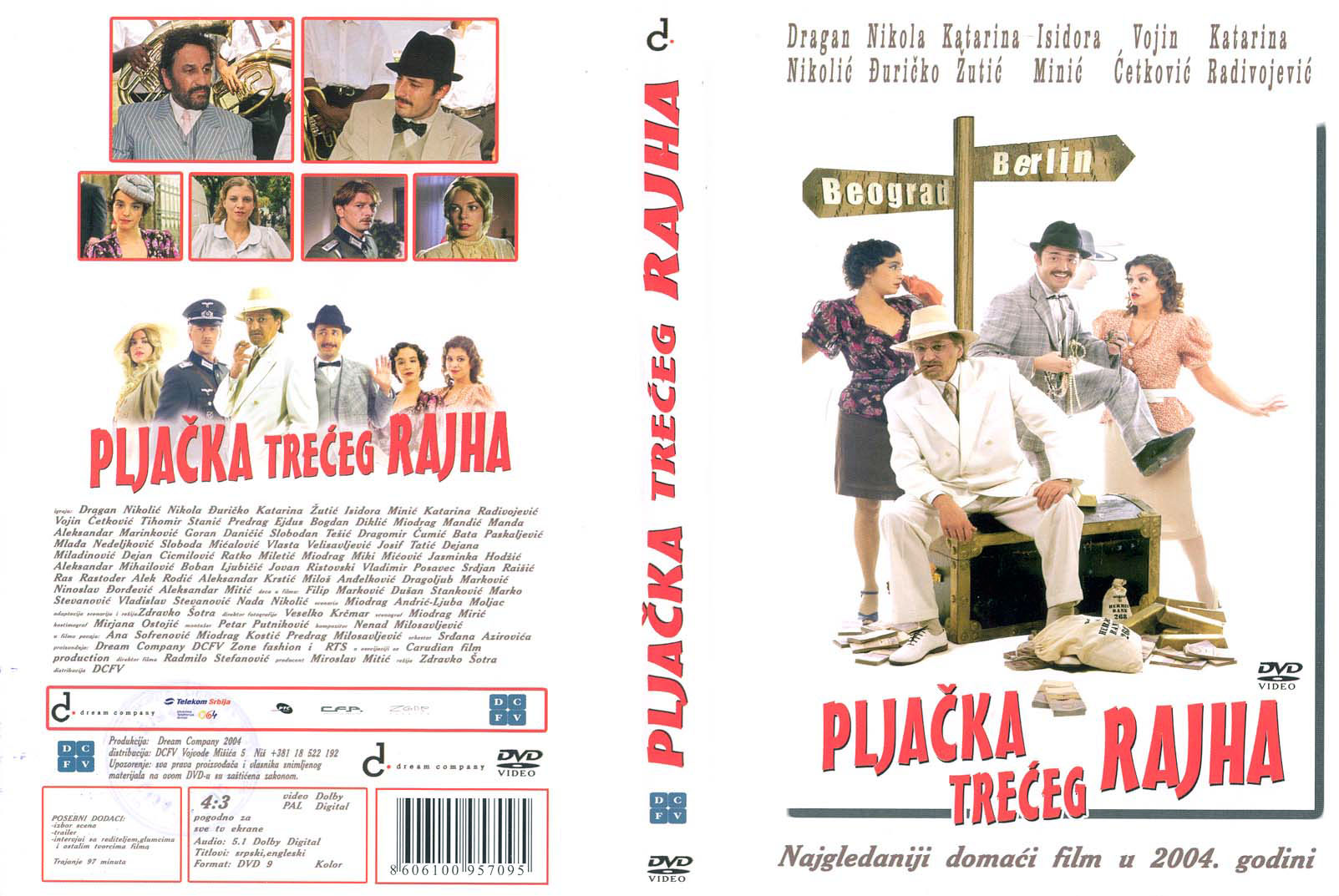 Click to view full size image -  DVD Cover - P - Pljacka_Treceg_Rajha_-_prednja_zadnja - Pljacka_Treceg_Rajha_-_prednja_zadnja.jpg