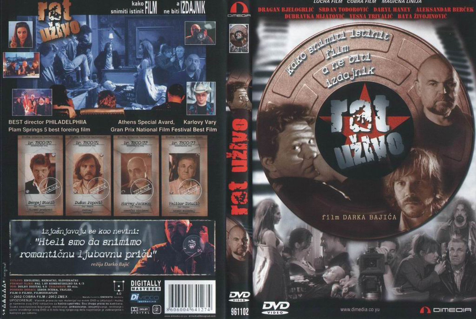 Click to view full size image -  DVD Cover - R - rat_uzivo_dvd - rat_uzivo_dvd.jpg