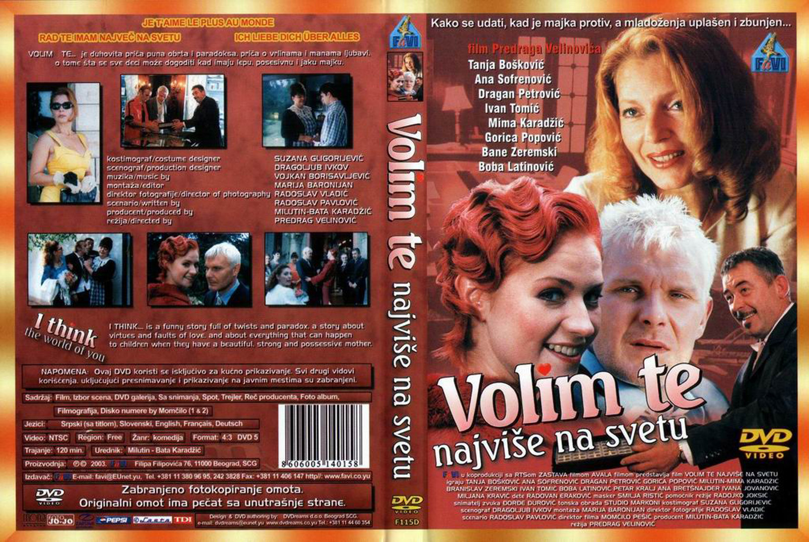 Click to view full size image -  DVD Cover - V - volim_te_najvise_na_svijetu_dvd - volim_te_najvise_na_svijetu_dvd.jpg