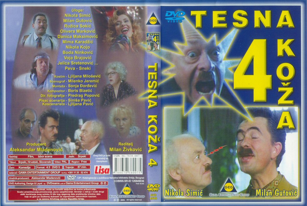 Click to view full size image -  DVD Cover - T - tesna koza 4 - prednja-zadnja - tesna koza 4 - prednja-zadnja.jpg