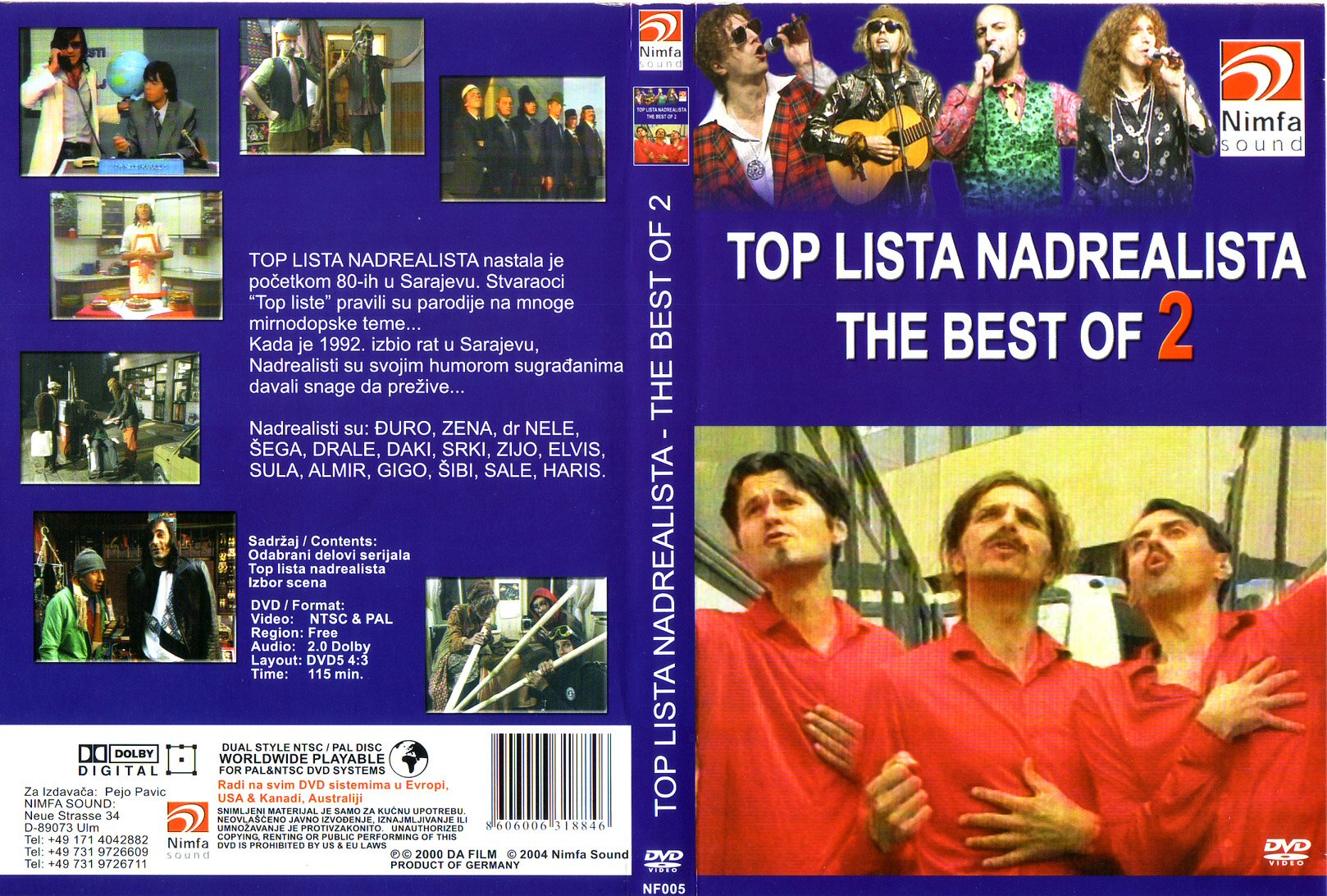 Click to view full size image -  DVD Cover - T - top_lista_nadrealista_the_best_of_2_dvd - top_lista_nadrealista_the_best_of_2_dvd.jpg
