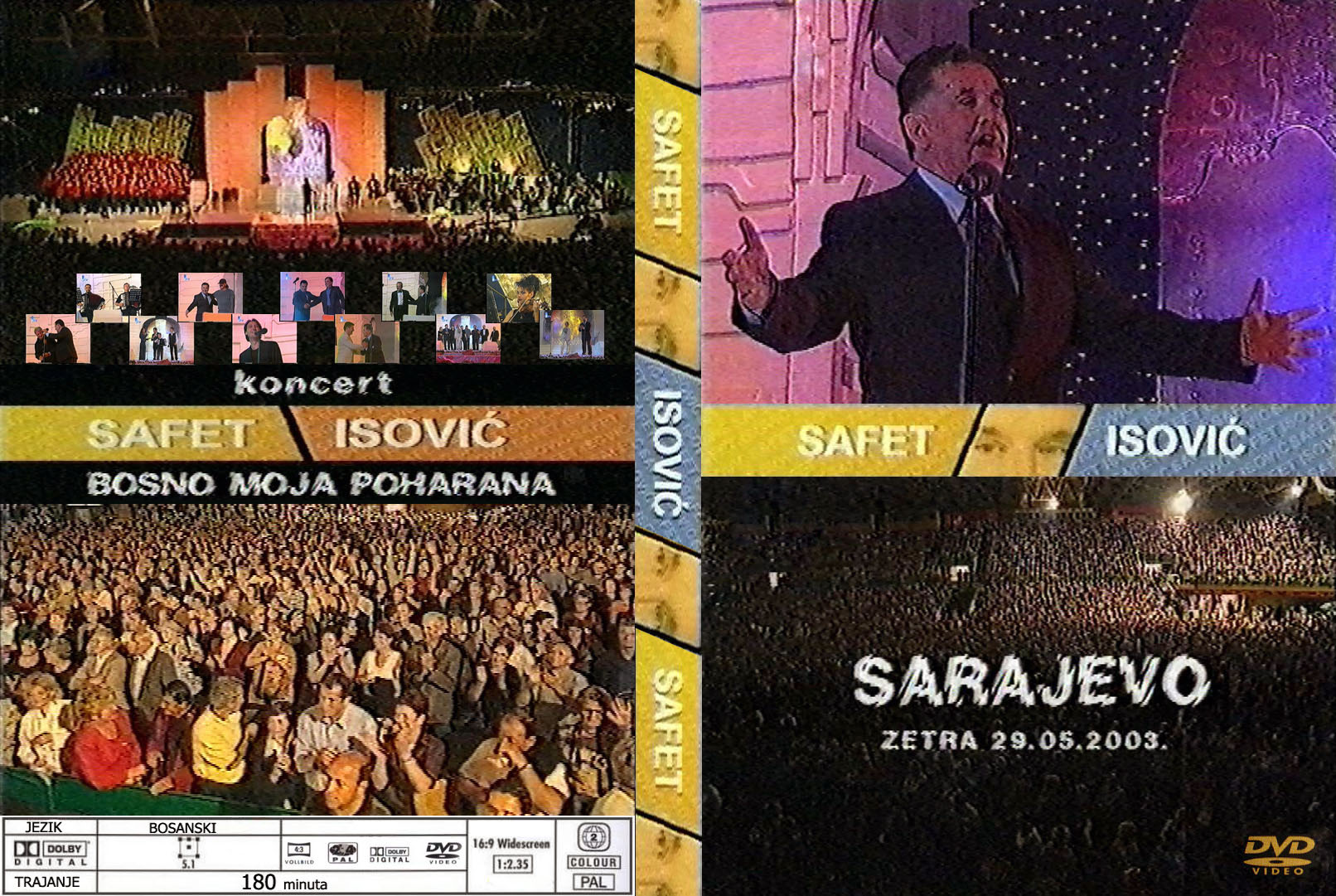 Click to view full size image -  DVD Cover - S - Safet_Isovic_2003-Zetra_-_prednja_zadnja - Safet_Isovic_2003-Zetra_-_prednja_zadnja.jpg