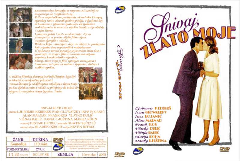 Click to view full size image -  DVD Cover - S - snivaj_zlato_moje_custom_dvd - snivaj_zlato_moje_custom_dvd.jpg