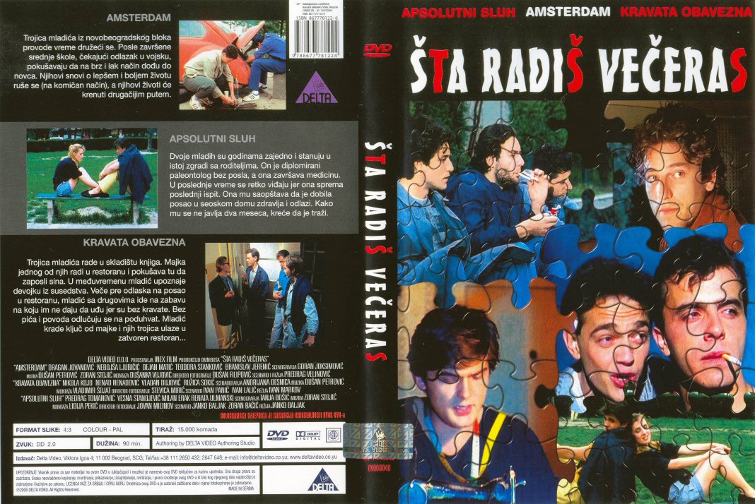 Click to view full size image -  DVD Cover - S - sta_radis_veceras_-_prednja_zadnja - sta_radis_veceras_-_prednja_zadnja.jpg