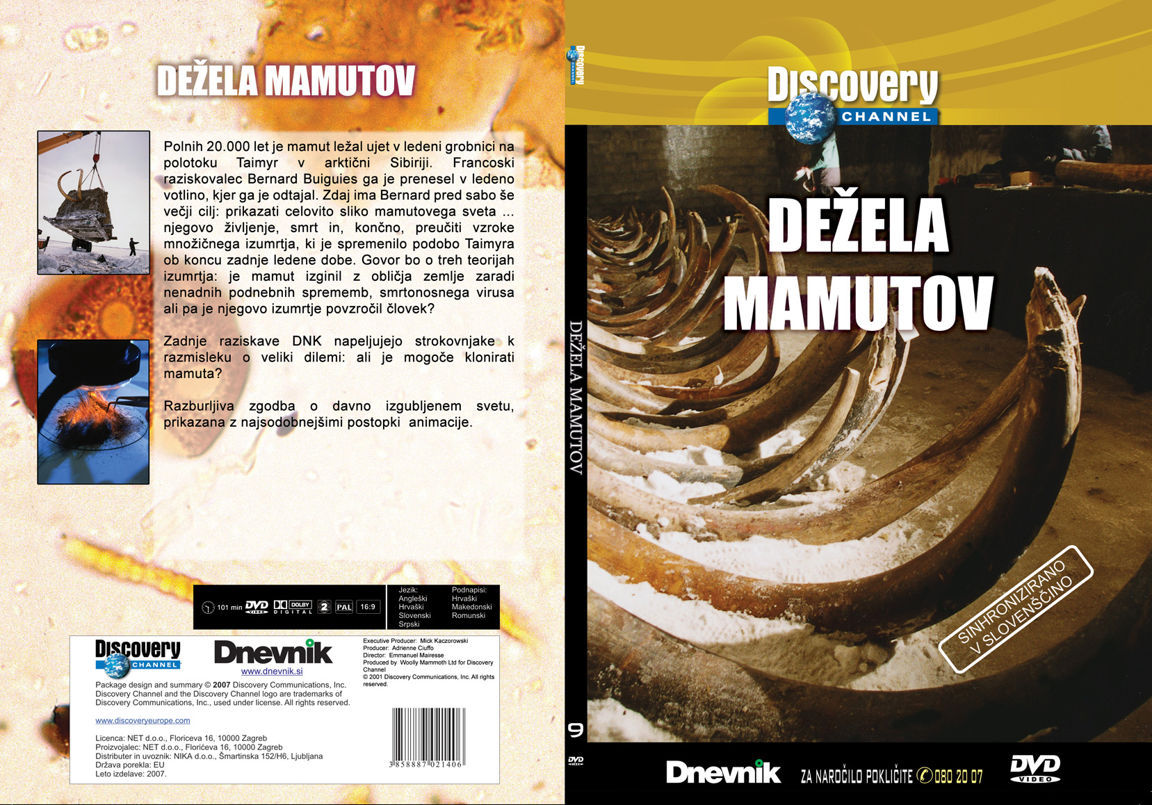 Click to view full size image -  DVD Cover - Z - DVD - ZEMLJA MAMUTA - DVD - ZEMLJA MAMUTA.jpg