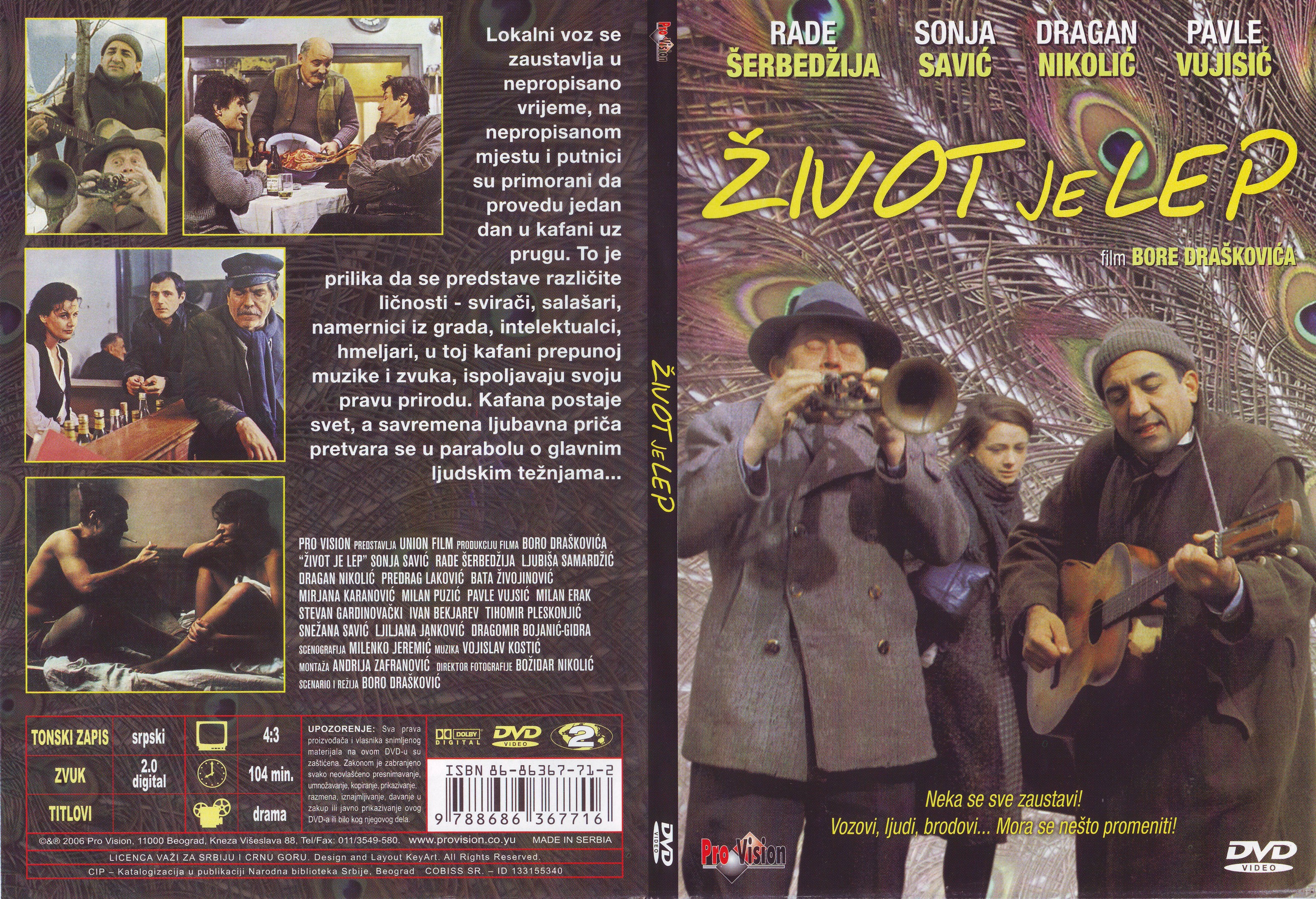 Click to view full size image -  DVD Cover - Z - DVD - ZIVOT JE LEP - DVD - ZIVOT JE LEP.jpg