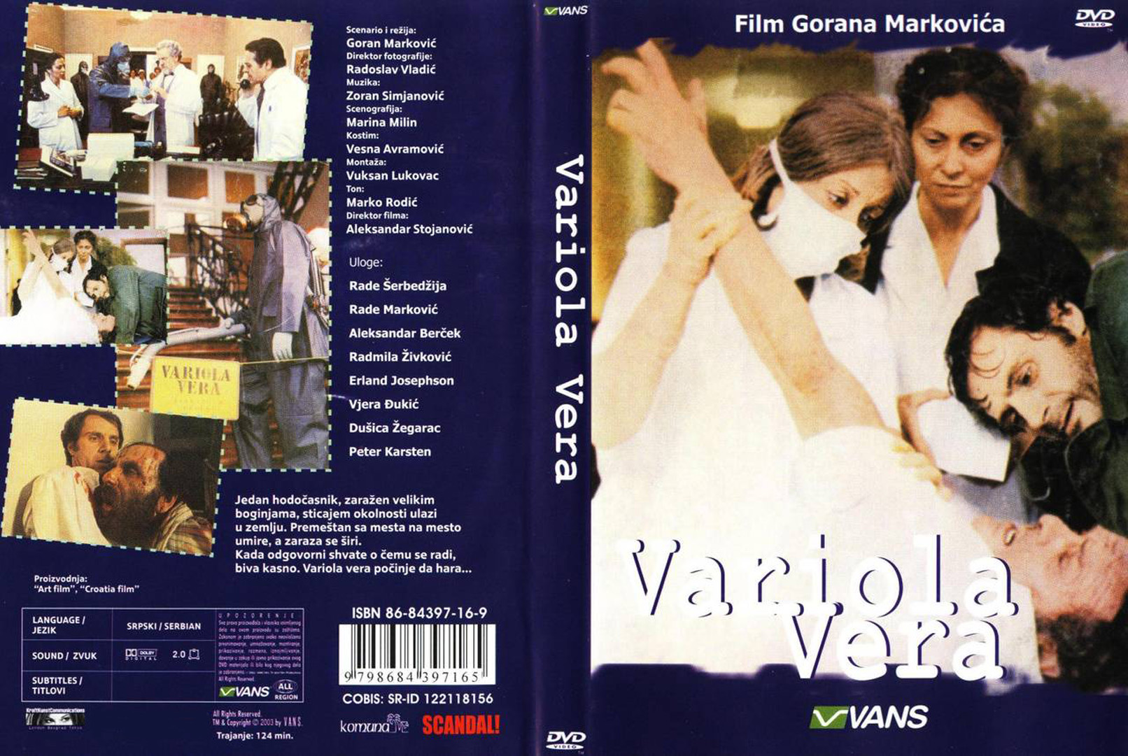 Click to view full size image -  DVD Cover - V - DVD - VARIOLA VERA - DVD - VARIOLA VERA.jpg