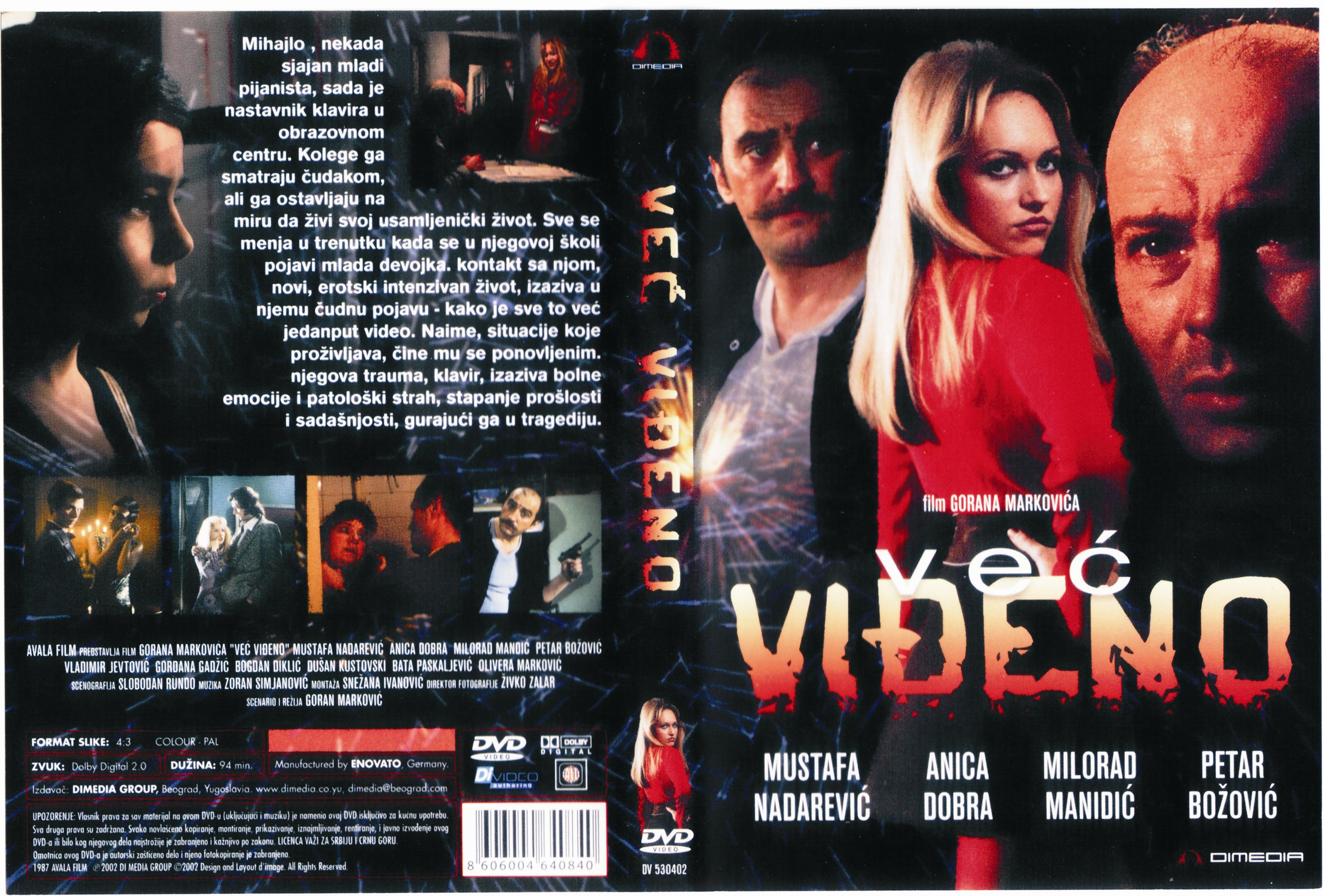 Click to view full size image -  DVD Cover - V - DVD - VEC VIDJENO - DVD - VEC VIDJENO.jpg