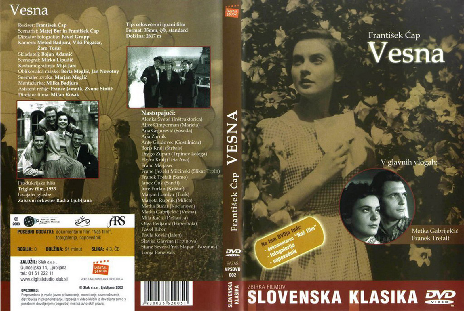 Click to view full size image -  DVD Cover - V - DVD - VESNA - SLO - DVD - VESNA - SLO.jpg