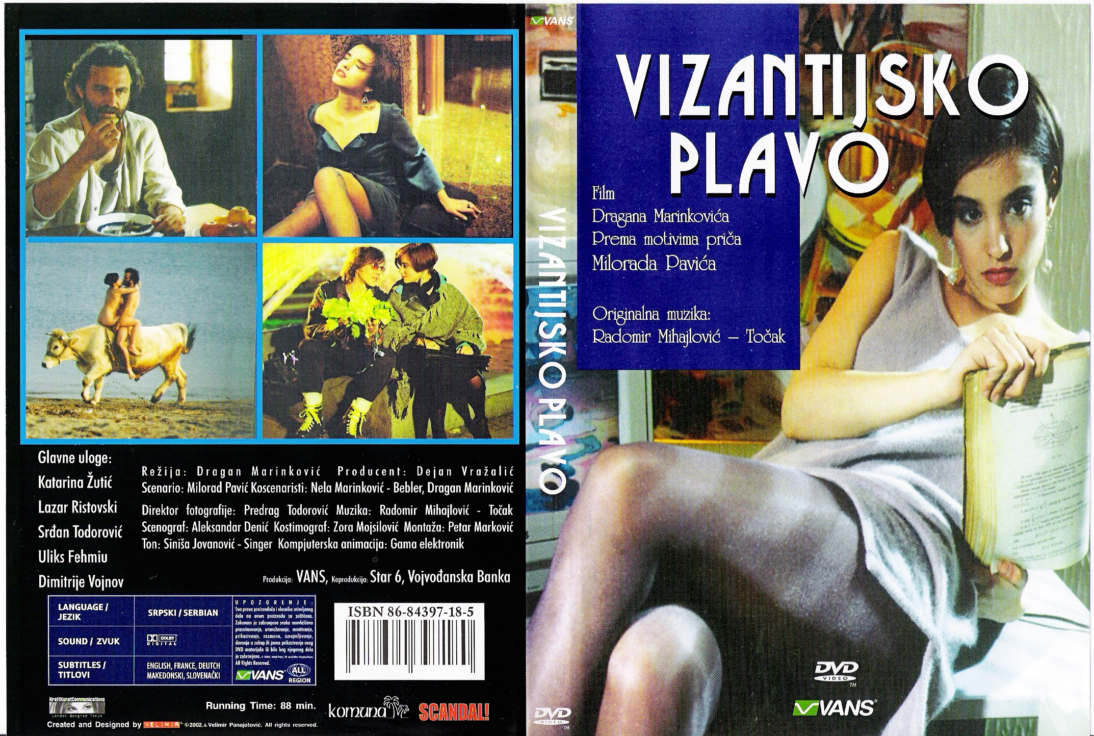 Click to view full size image -  DVD Cover - V - DVD - VIZANTIJSKO PLAVO - DVD - VIZANTIJSKO PLAVO.jpg