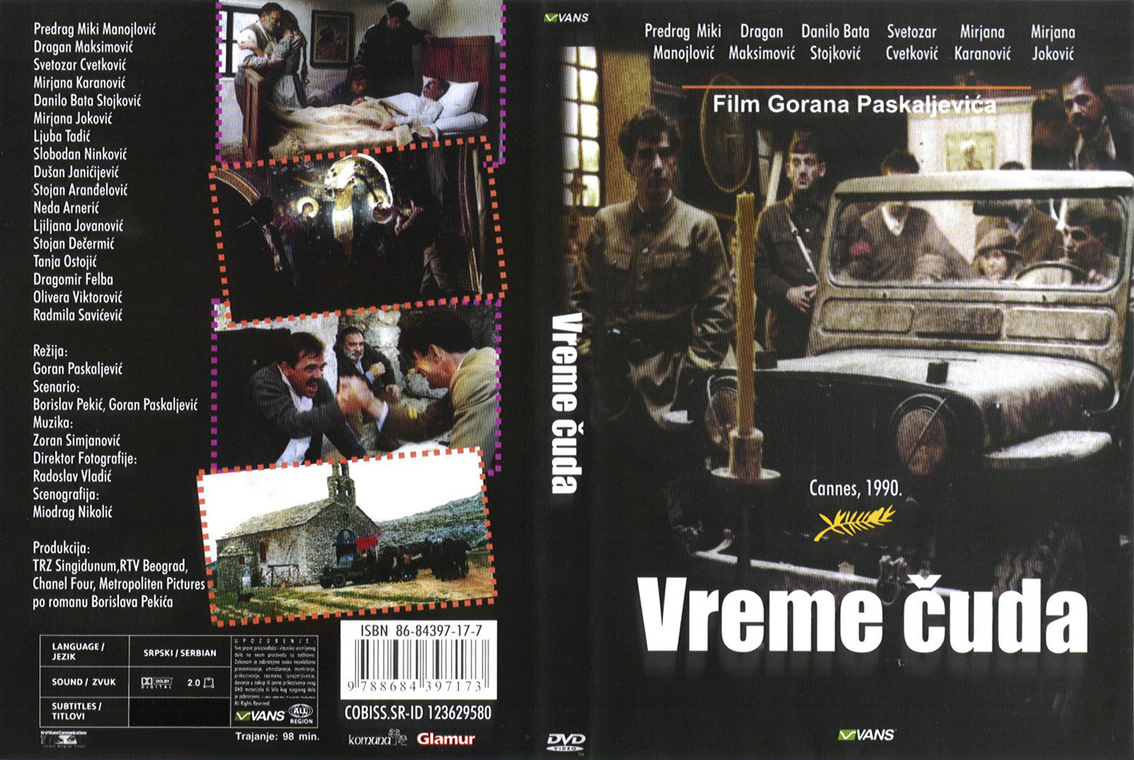 Click to view full size image -  DVD Cover - V - DVD - VREME CUDA - DVD - VREME CUDA.jpg