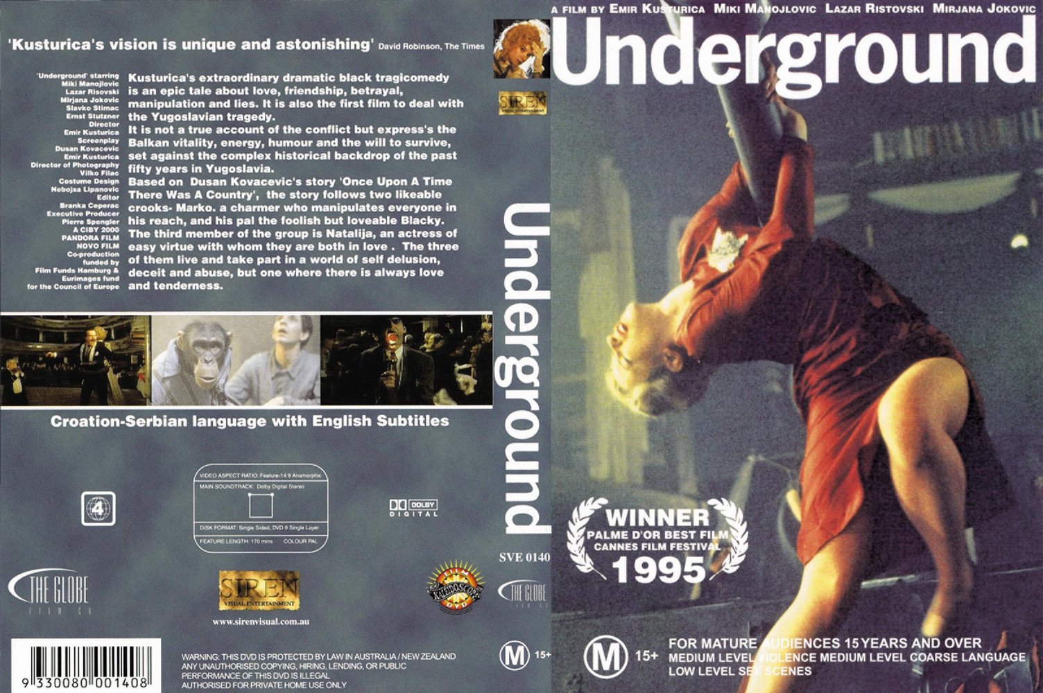 Click to view full size image -  DVD Cover - U - DVD - UNDERGROUND - DVD - UNDERGROUND.jpg