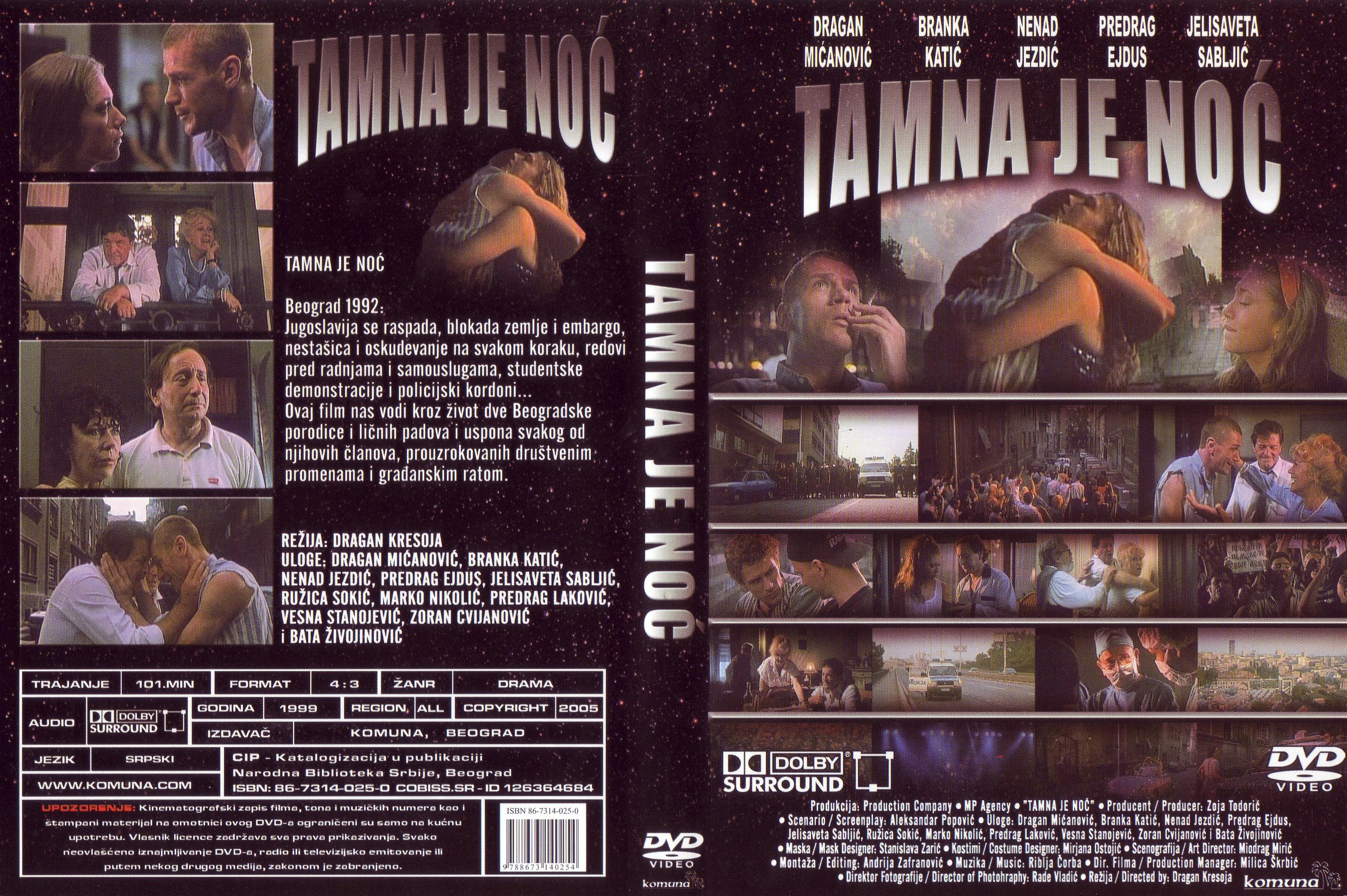 Click to view full size image -  DVD Cover - T - DVD - TAMNA JE NOC - DVD - TAMNA JE NOC.JPG