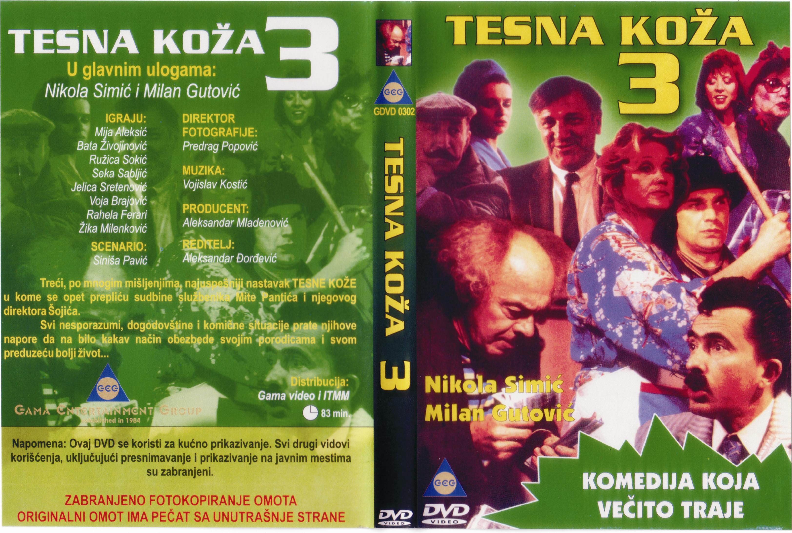 Click to view full size image -  DVD Cover - T - DVD - TESNA KOZA 3 - DVD - TESNA KOZA 3.jpg