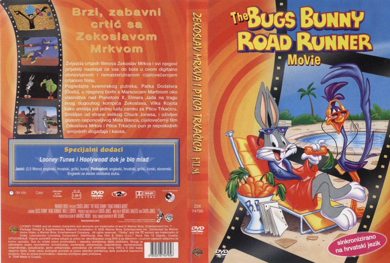 Click to view full size image -  DVD Cover - T - DVD - THE BUGS BUNNY ROAD RUNNER MOVIE - DVD - THE BUGS BUNNY ROAD RUNNER MOVIE.jpg