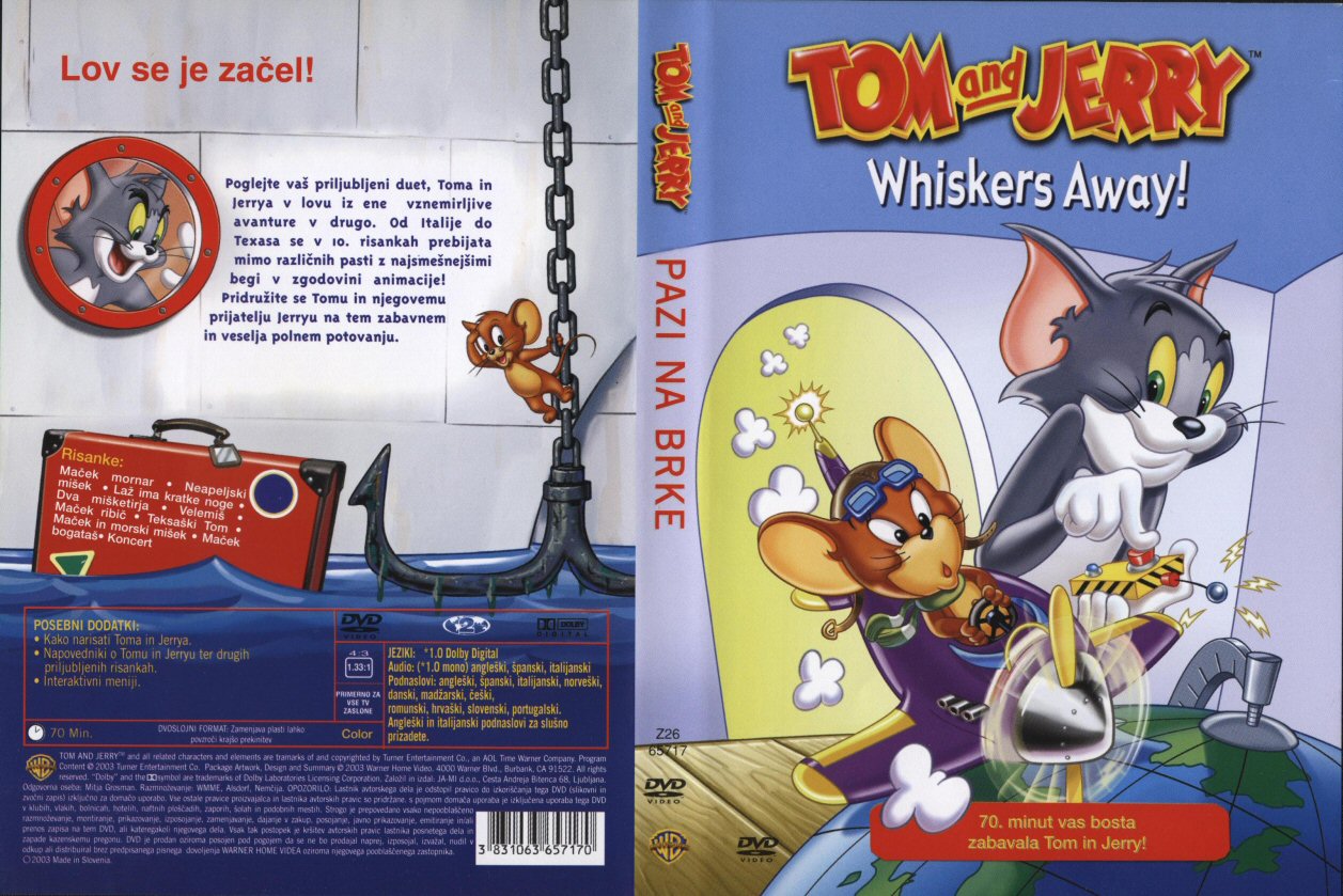 Click to view full size image -  DVD Cover - T - DVD - TOM I JERRY - WHISKERS AWAY - DVD - TOM I JERRY - WHISKERS AWAY.jpg