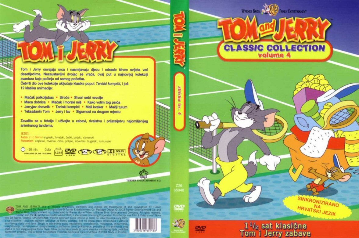 Click to view full size image -  DVD Cover - T - DVD - TOM I JERRY 4 CRO - DVD - TOM I JERRY 4 CRO.jpg