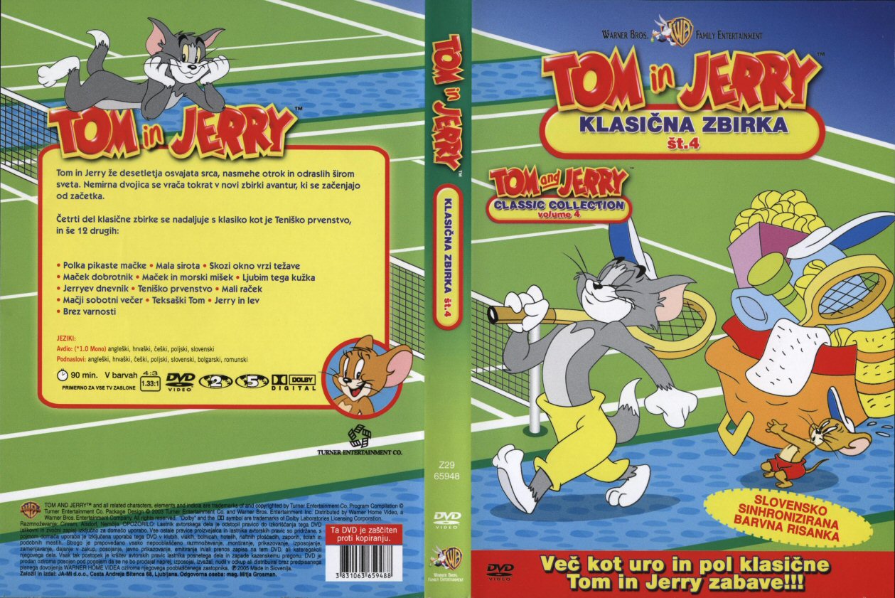 Click to view full size image -  DVD Cover - T - DVD - TOM I JERRY 4 SLO - DVD - TOM I JERRY 4 SLO.jpg