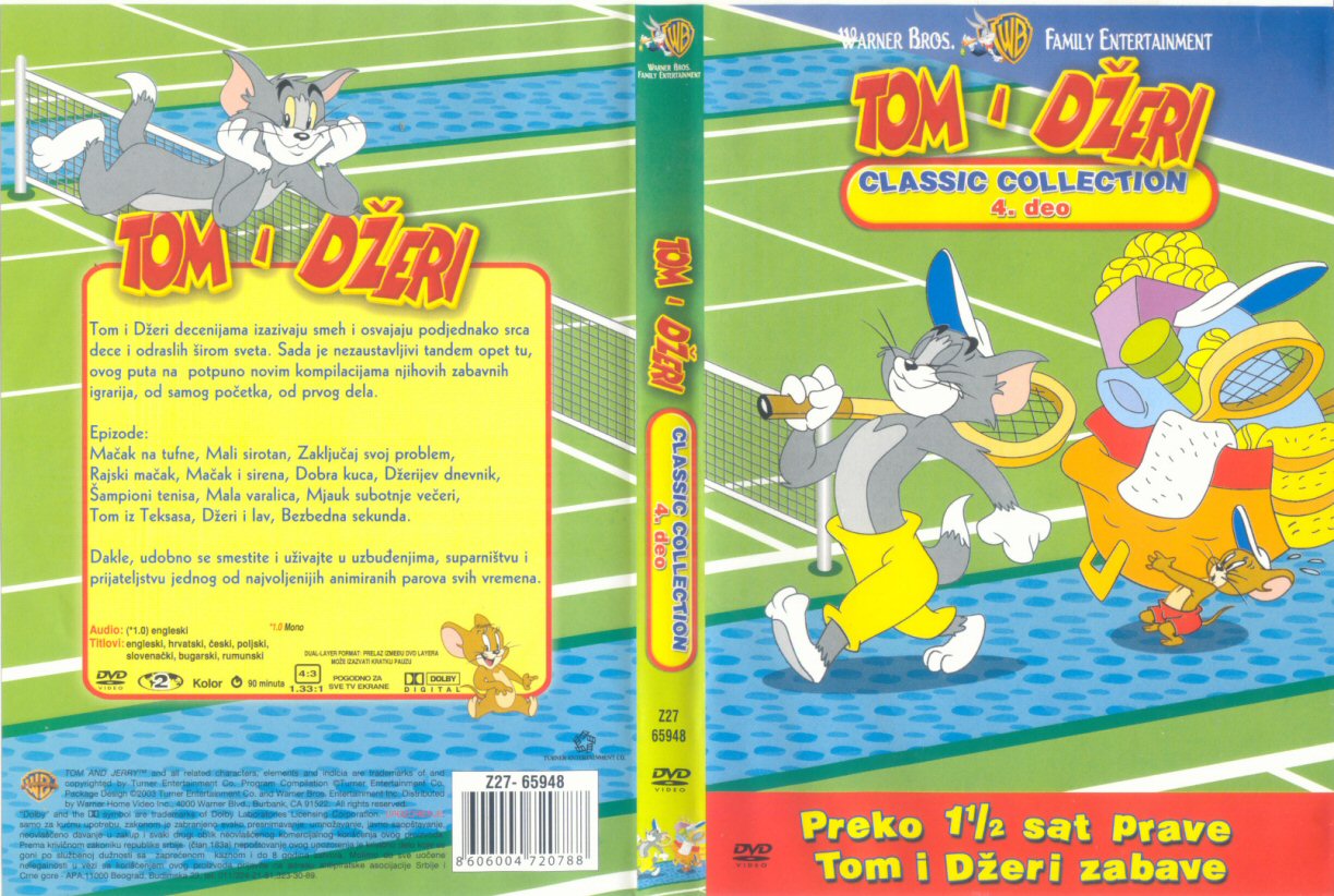 Click to view full size image -  DVD Cover - T - DVD - TOM I JERRY 4 SR - DVD - TOM I JERRY 4 SR.jpg