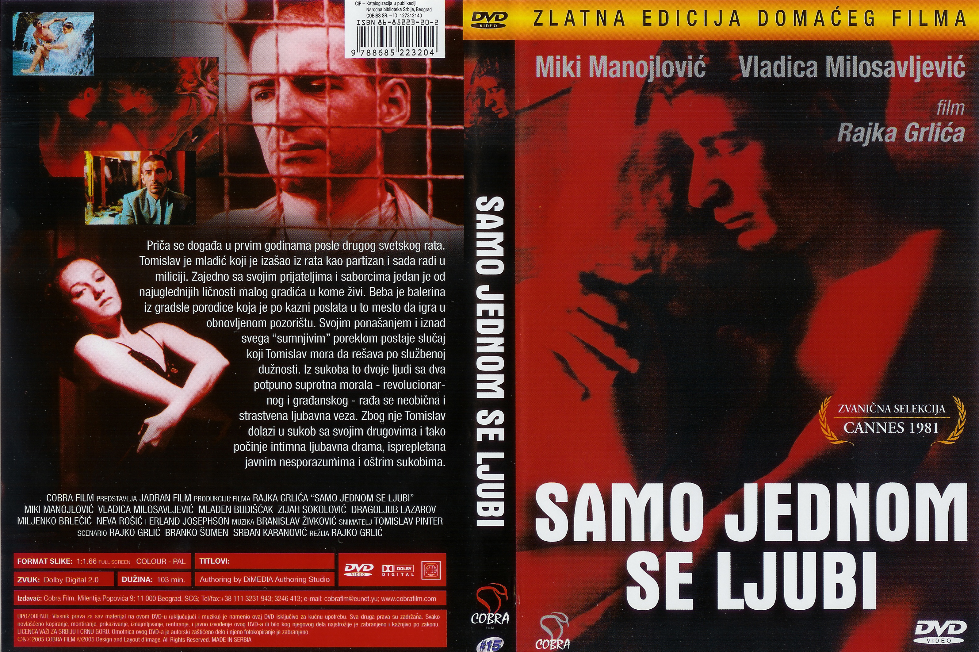 Click to view full size image -  DVD Cover - S - DVD - SAMO JEDNOM SE LJUBI - DVD - SAMO JEDNOM SE LJUBI.jpg