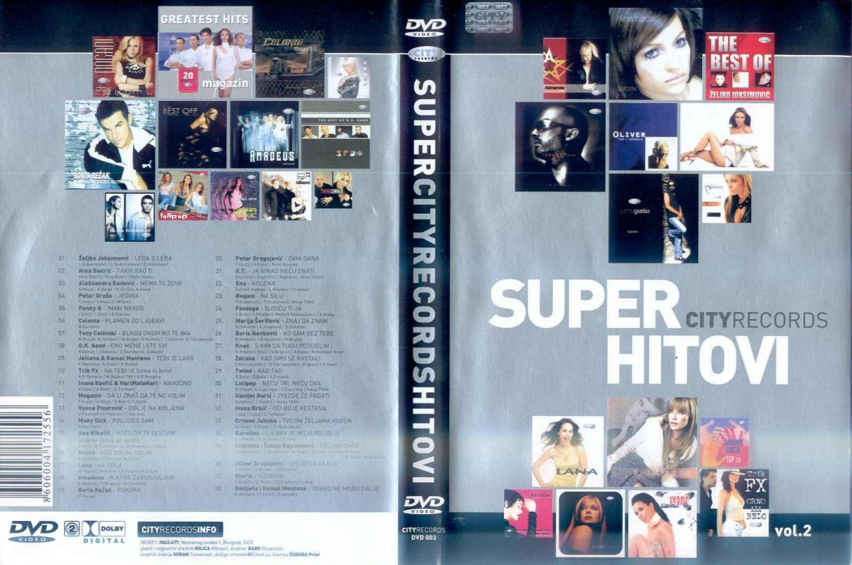 Click to view full size image -  DVD Cover - S - DVD - SUPER HITOVI VOL.2 - DVD - SUPER HITOVI VOL.2.jpg