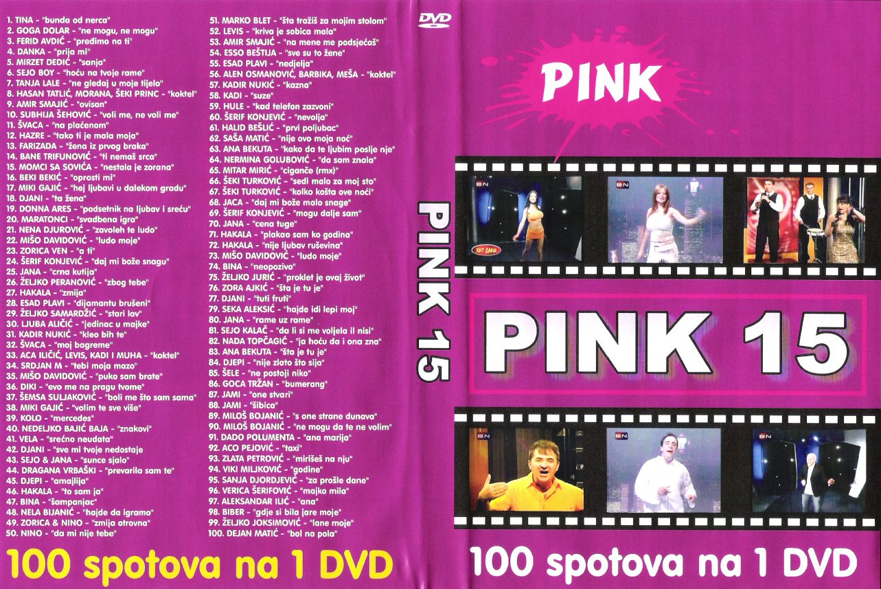 Click to view full size image -  DVD Cover - P - DVD - PINK 15 - DVD - PINK 15.jpg