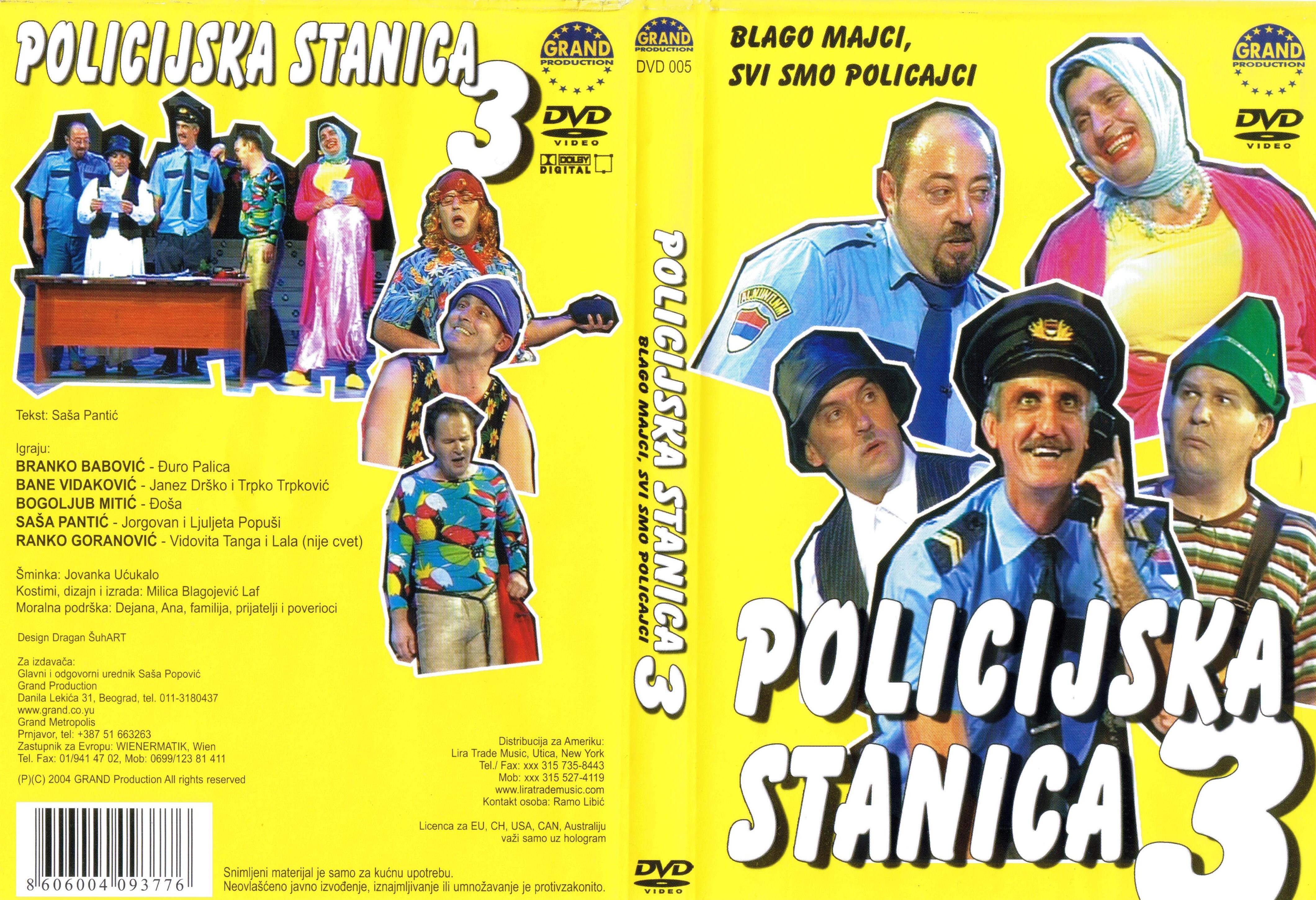 Click to view full size image -  DVD Cover - P - DVD - POLICIJSKA STANICA 3 - DVD - POLICIJSKA STANICA 3.jpg