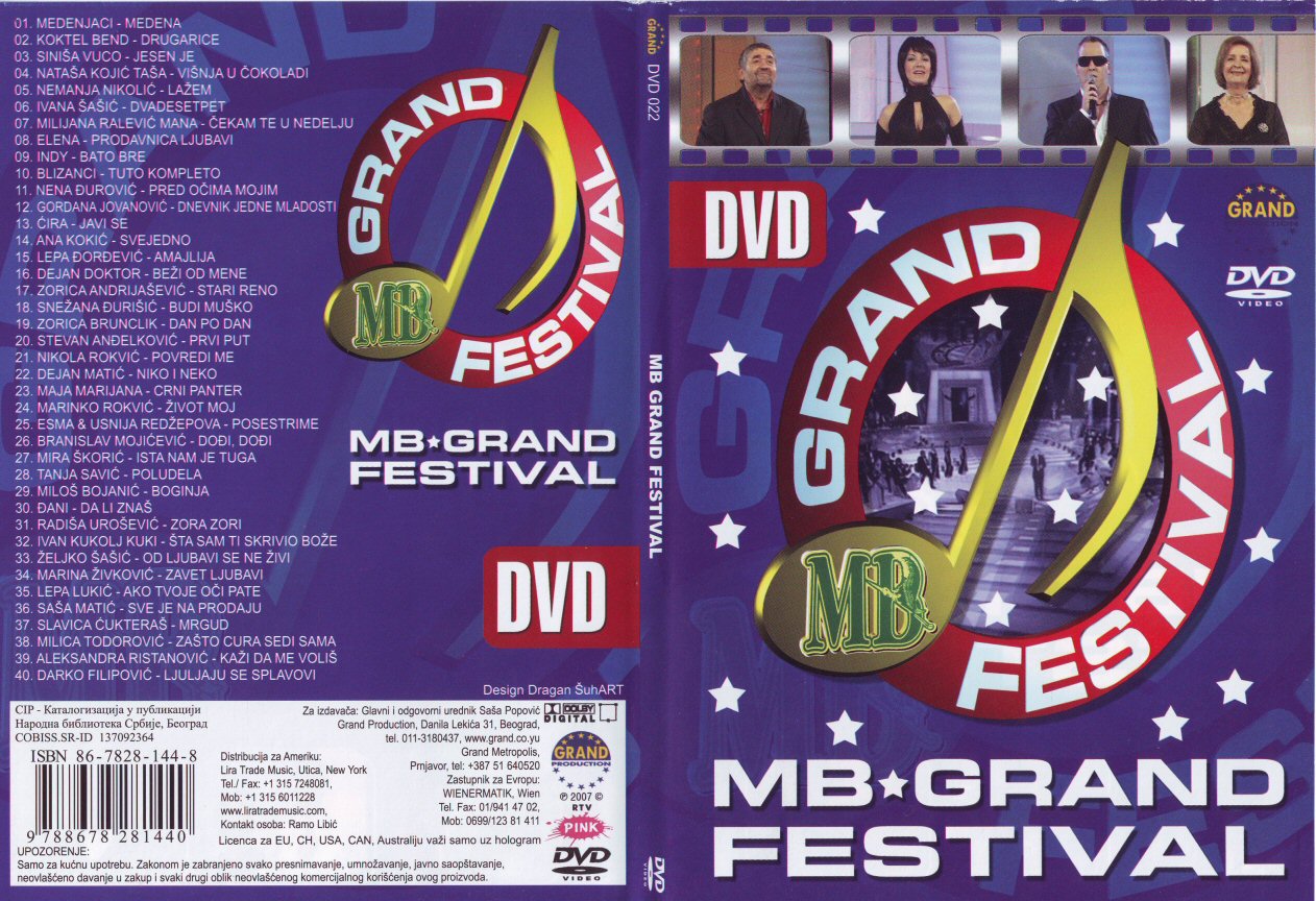 Click to view full size image -  DVD Cover - M - DVD - MB GRAND FESTIVAL - DVD - MB GRAND FESTIVAL.jpg