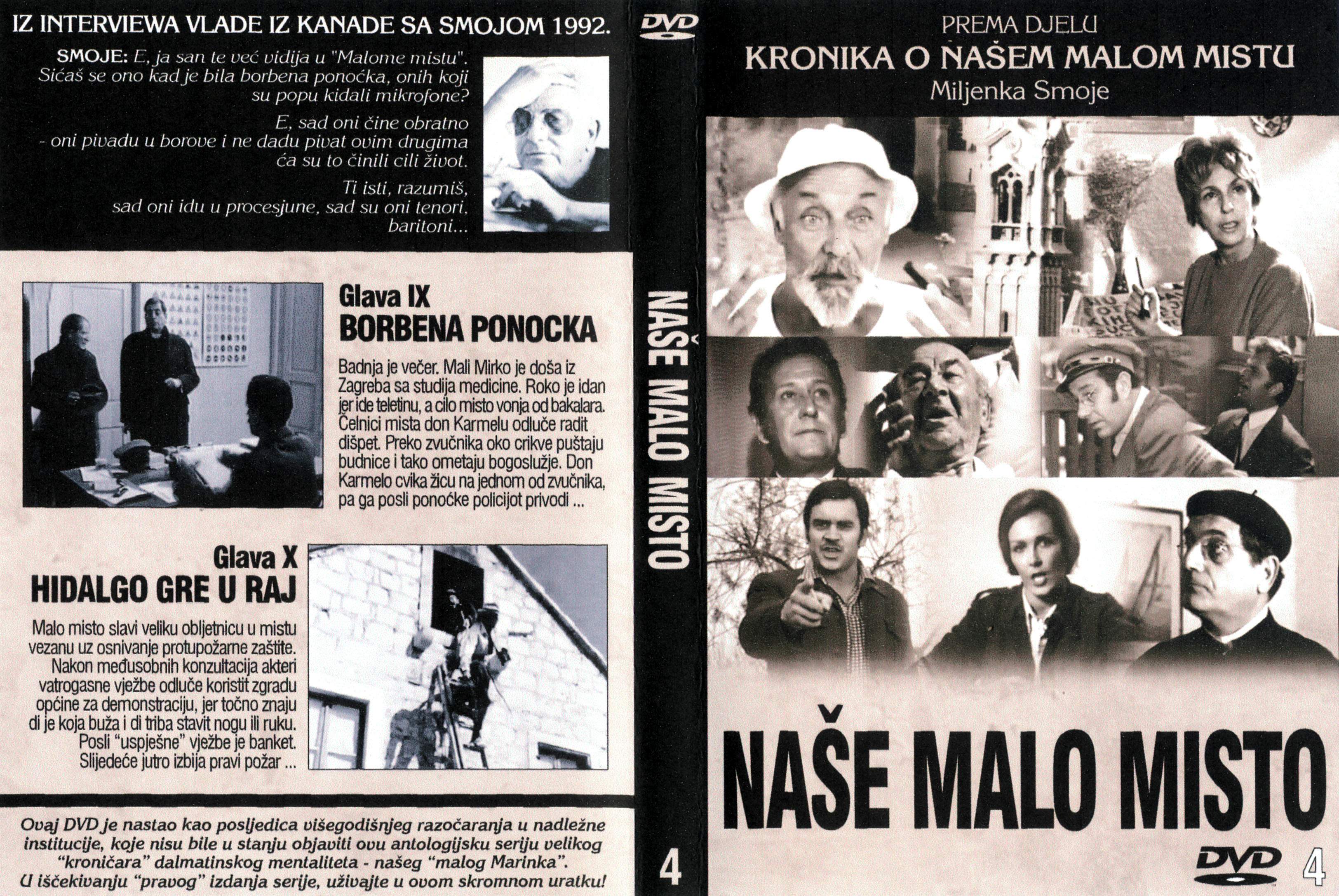 Click to view full size image -  DVD Cover - N - DVD - NASE MALO MISTO 4 - DVD - NASE MALO MISTO 4.jpg