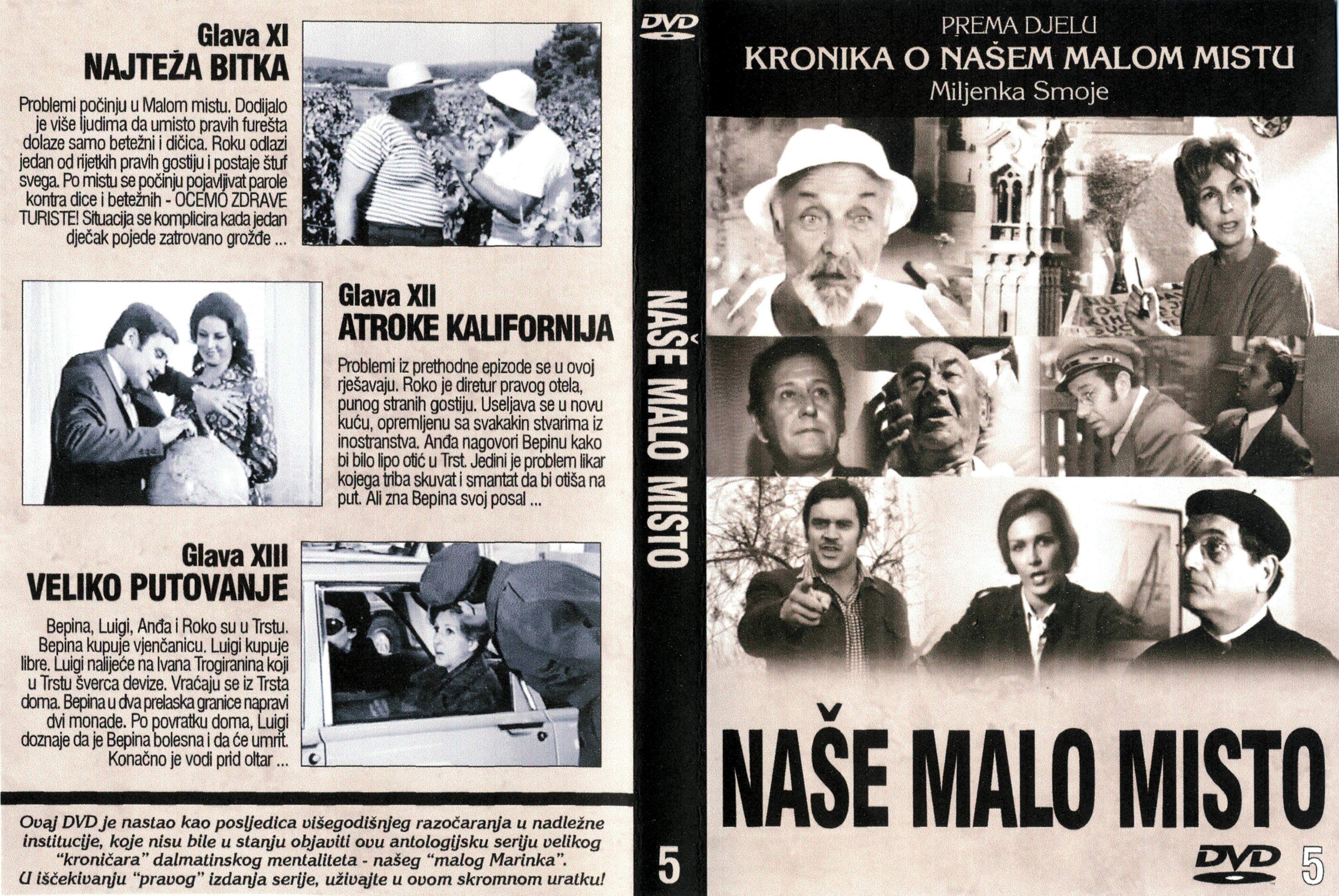 Click to view full size image -  DVD Cover - N - DVD - NASE MALO MISTO 5 - DVD - NASE MALO MISTO 5.jpg