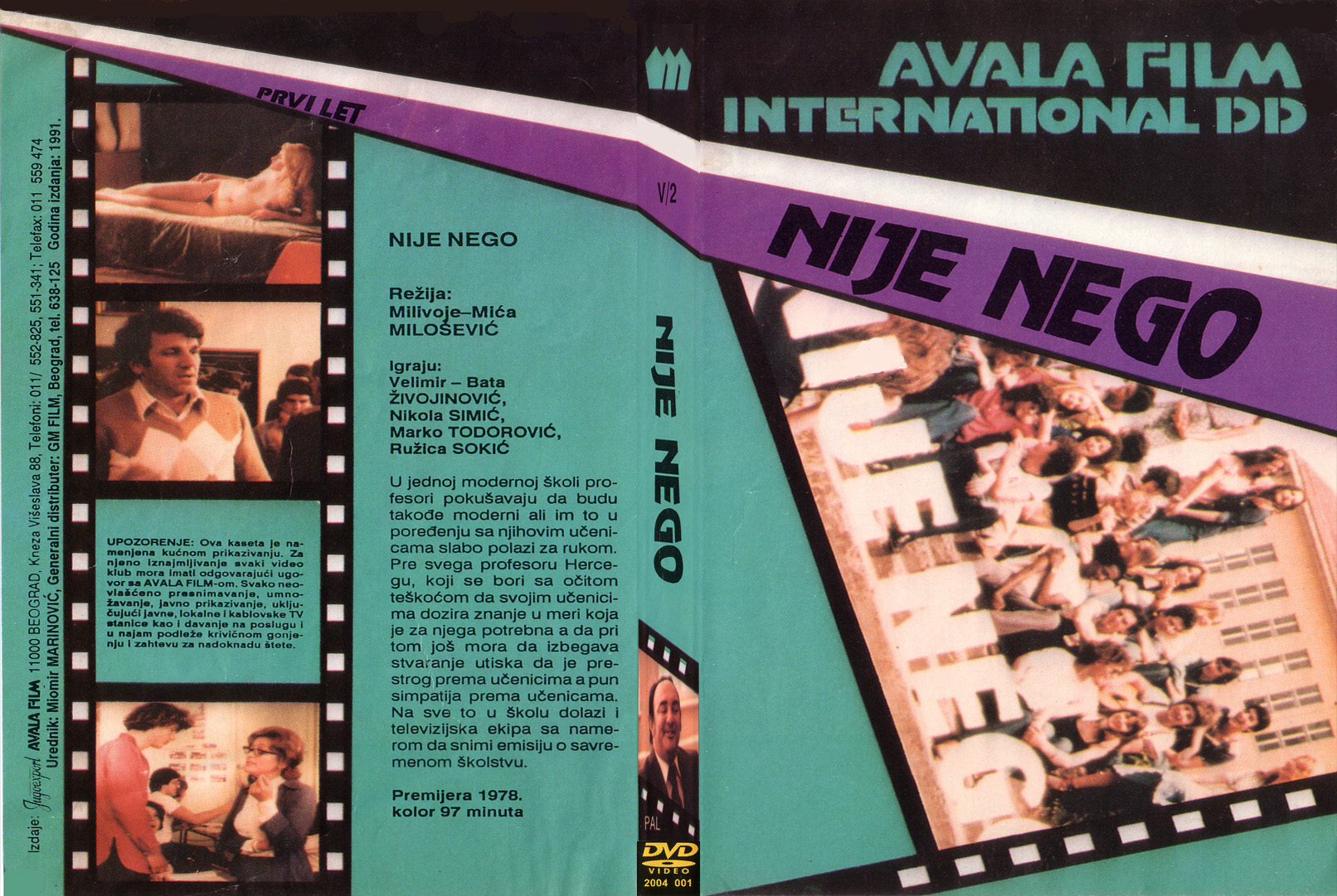 Click to view full size image -  DVD Cover - N - DVD - NIJE NEGO - DVD - NIJE NEGO.jpg