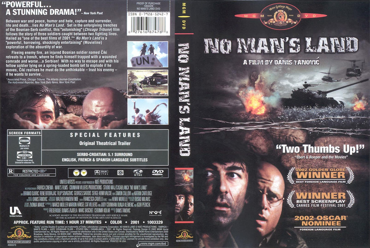 Click to view full size image -  DVD Cover - N - DVD - NO MANS LAND - DVD - NO MANS LAND.jpg