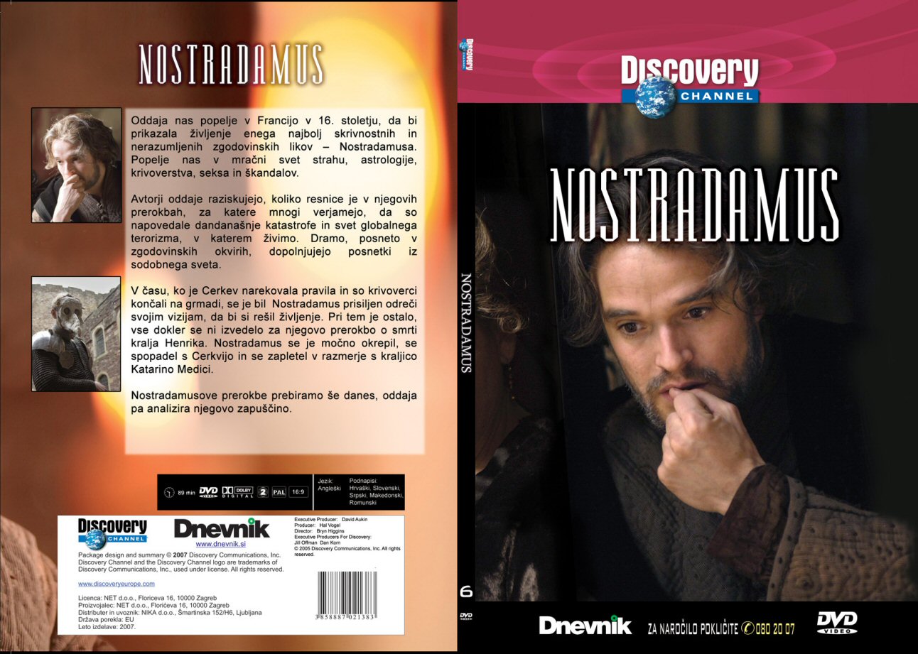 Click to view full size image -  DVD Cover - N - DVD - NOSTRADAMUS - DVD - NOSTRADAMUS.jpg