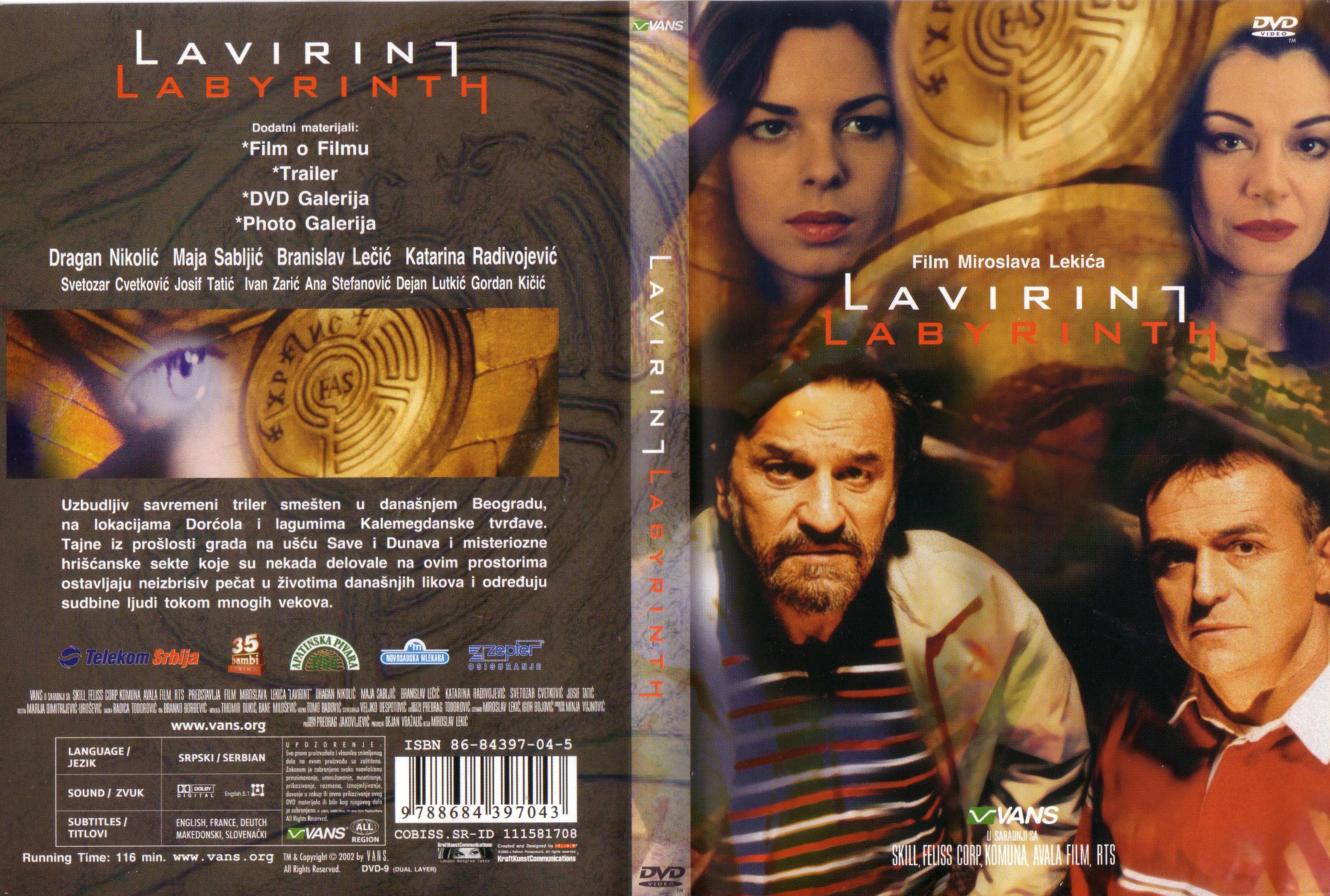 Click to view full size image -  DVD Cover - L - DVD - LAVIRINT - DVD - LAVIRINT.JPG