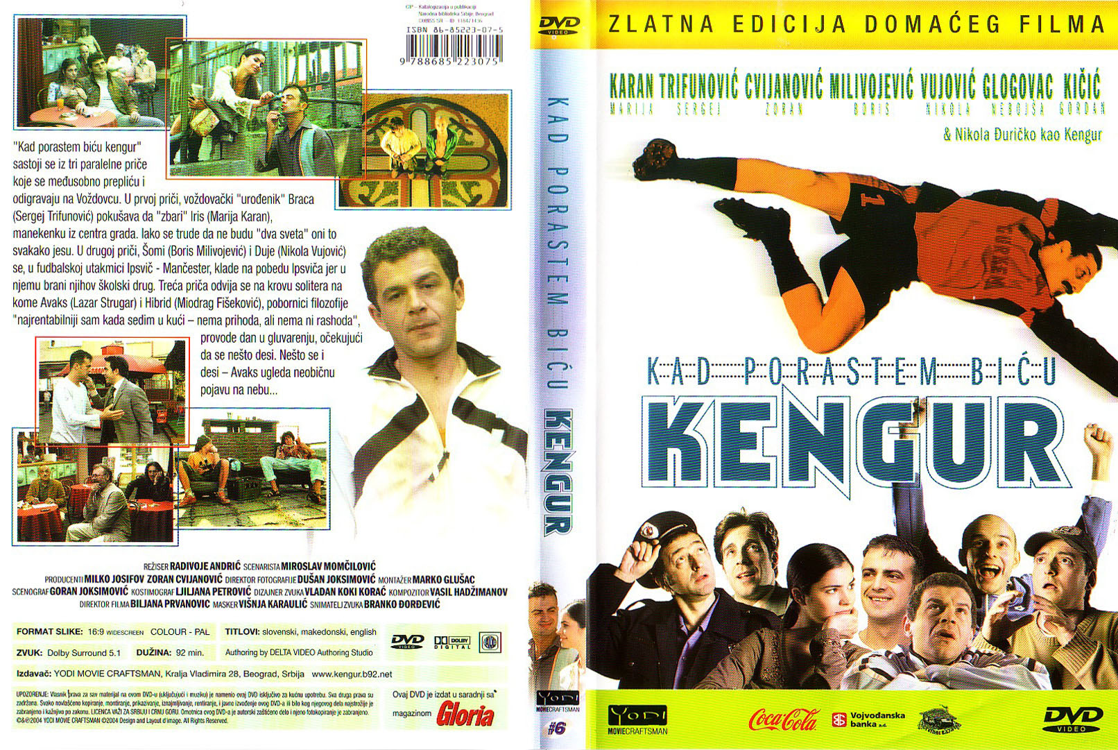 Click to view full size image -  DVD Cover - 0-9 - DVD - KAD PORASTEM BICU KENGUR - DVD - KAD PORASTEM BICU KENGUR.jpg