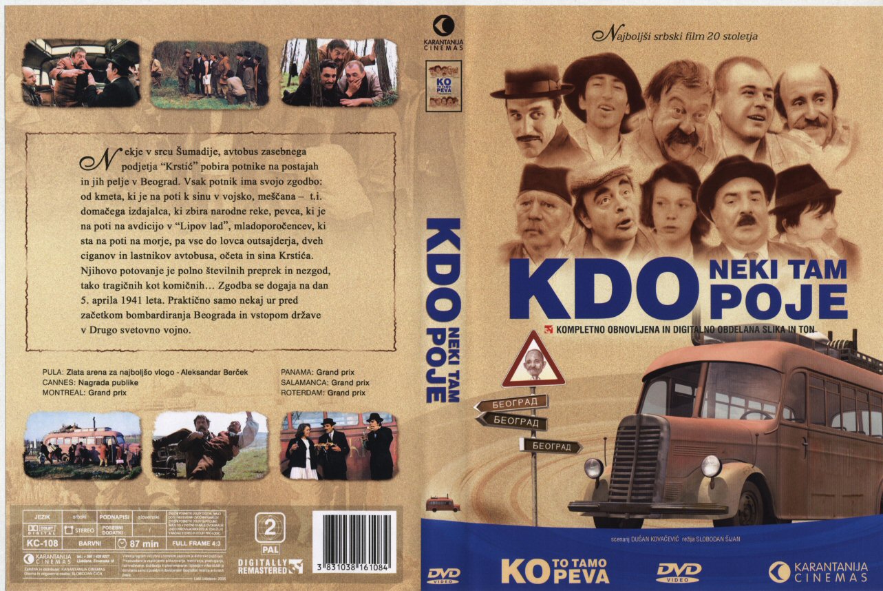 Click to view full size image -  DVD Cover - 0-9 - DVD - KO TO TAMO PEVA - SLO - DVD - KO TO TAMO PEVA - SLO.jpg