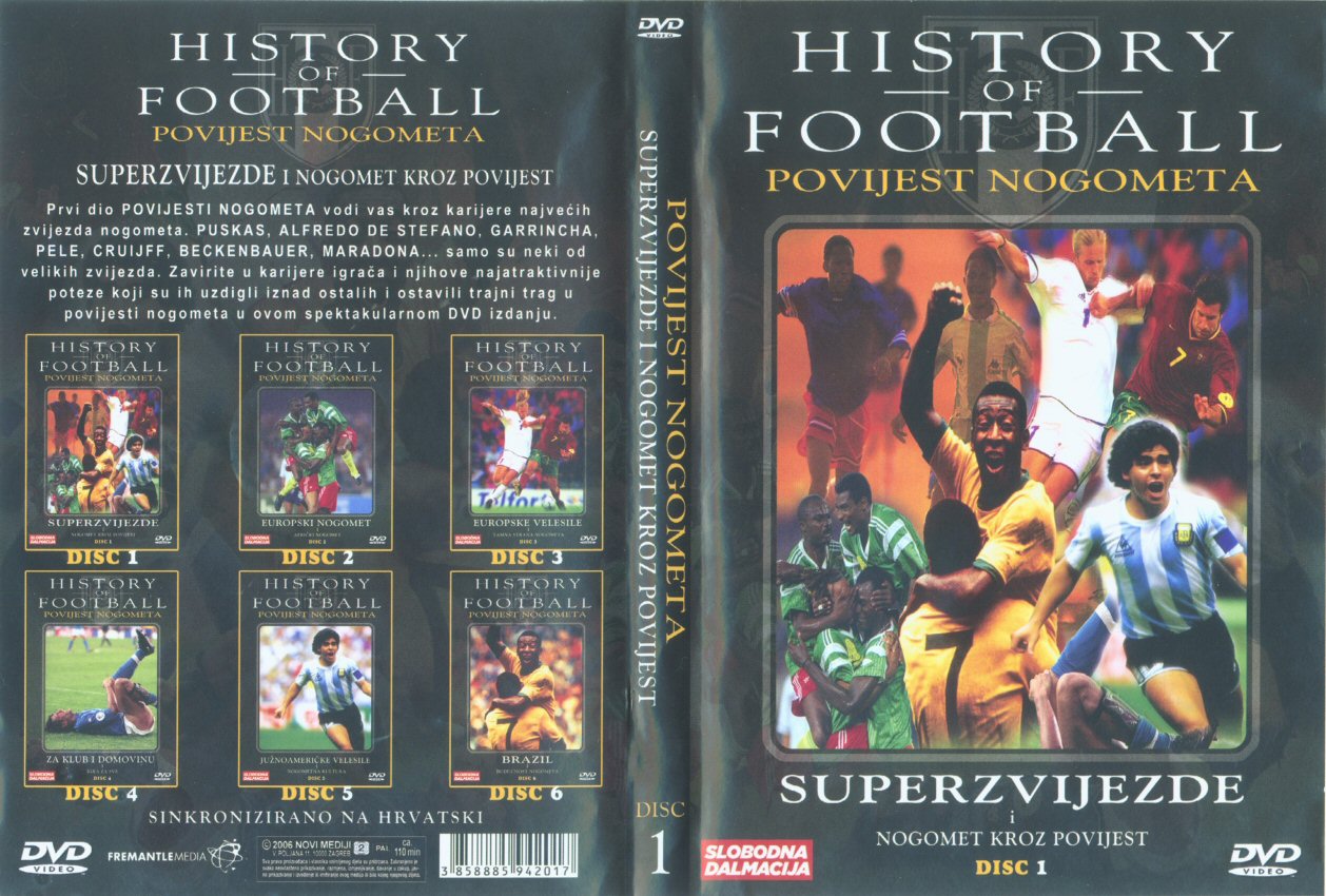 Click to view full size image -  DVD Cover - H - DVD - HISTORI OF  FOOTBALLl - POVJEST NOGOMETA 1  - DVD - HISTORI OF  FOOTBALLl - POVJEST NOGOMETA 1 .jpg