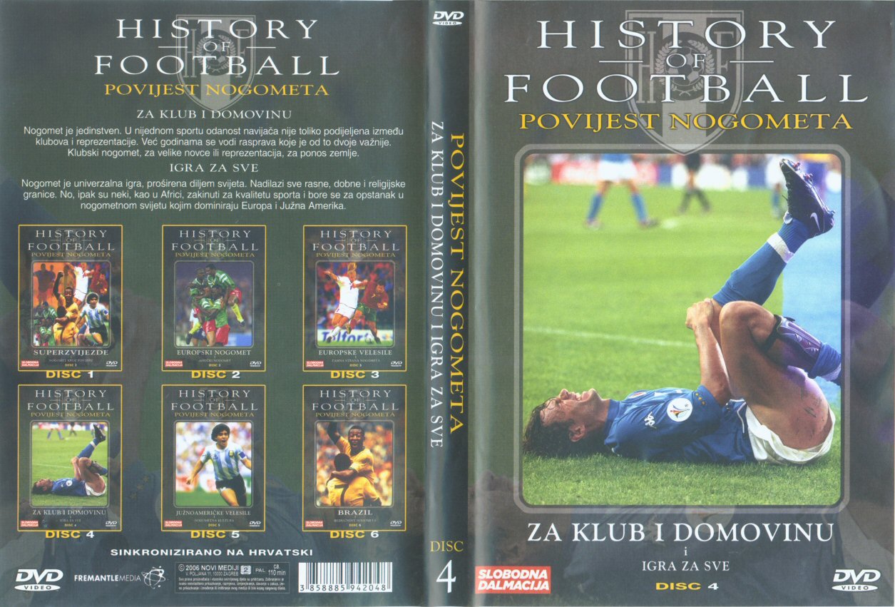 Click to view full size image -  DVD Cover - H - DVD - HISTORI OF  FOOTBALLl - POVJEST NOGOMETA 4 - DVD - HISTORI OF  FOOTBALLl - POVJEST NOGOMETA 4.jpg