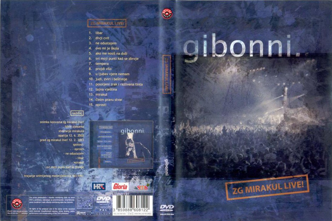 Click to view full size image -  DVD Cover - G - DVD - GIBONNI - MIRAKUL LIVE1 - DVD - GIBONNI - MIRAKUL LIVE1.jpg