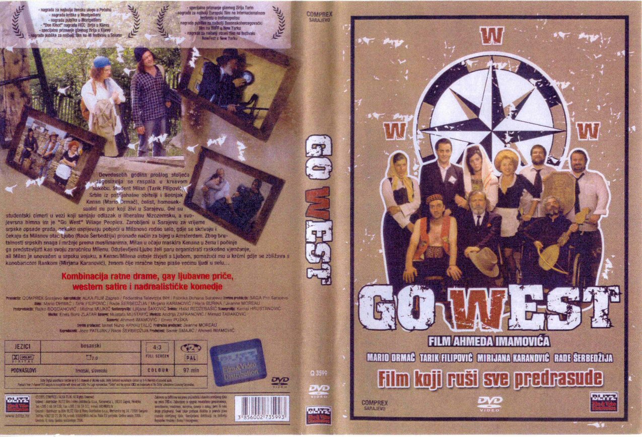 Click to view full size image -  DVD Cover - G - DVD - GO WEST - DVD - GO WEST.jpg